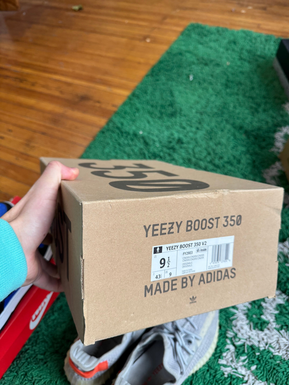 adidas Yeezy 350 “Tail Light” (Size 9.5) (Lightly Worn) - Image 6
