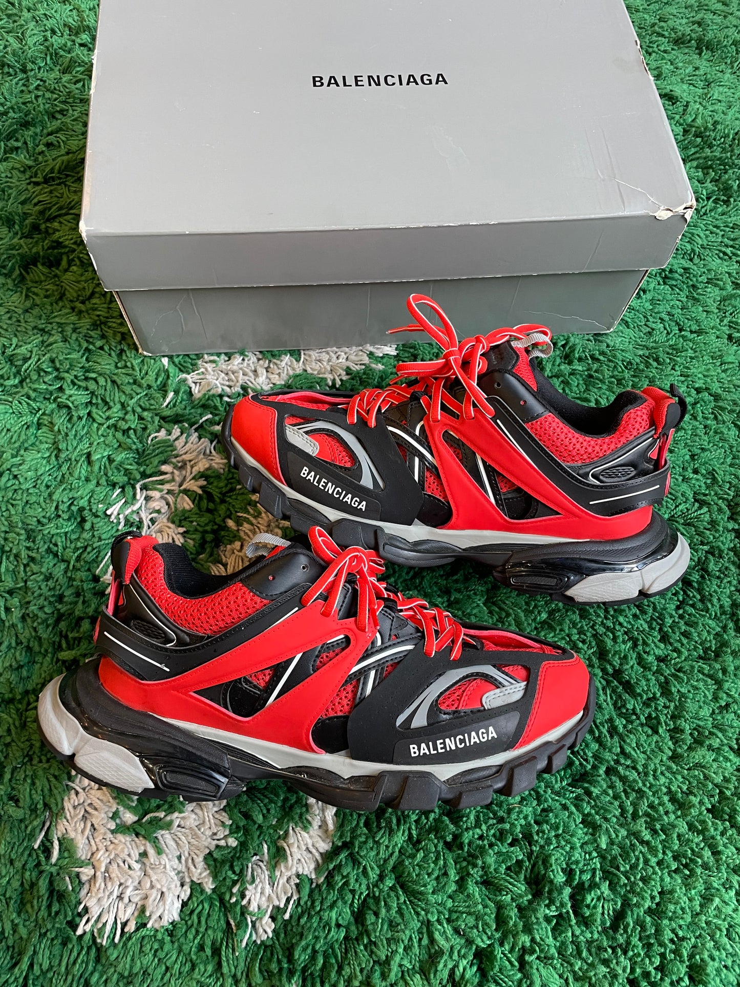 Balenciaga Track “Red & Black”