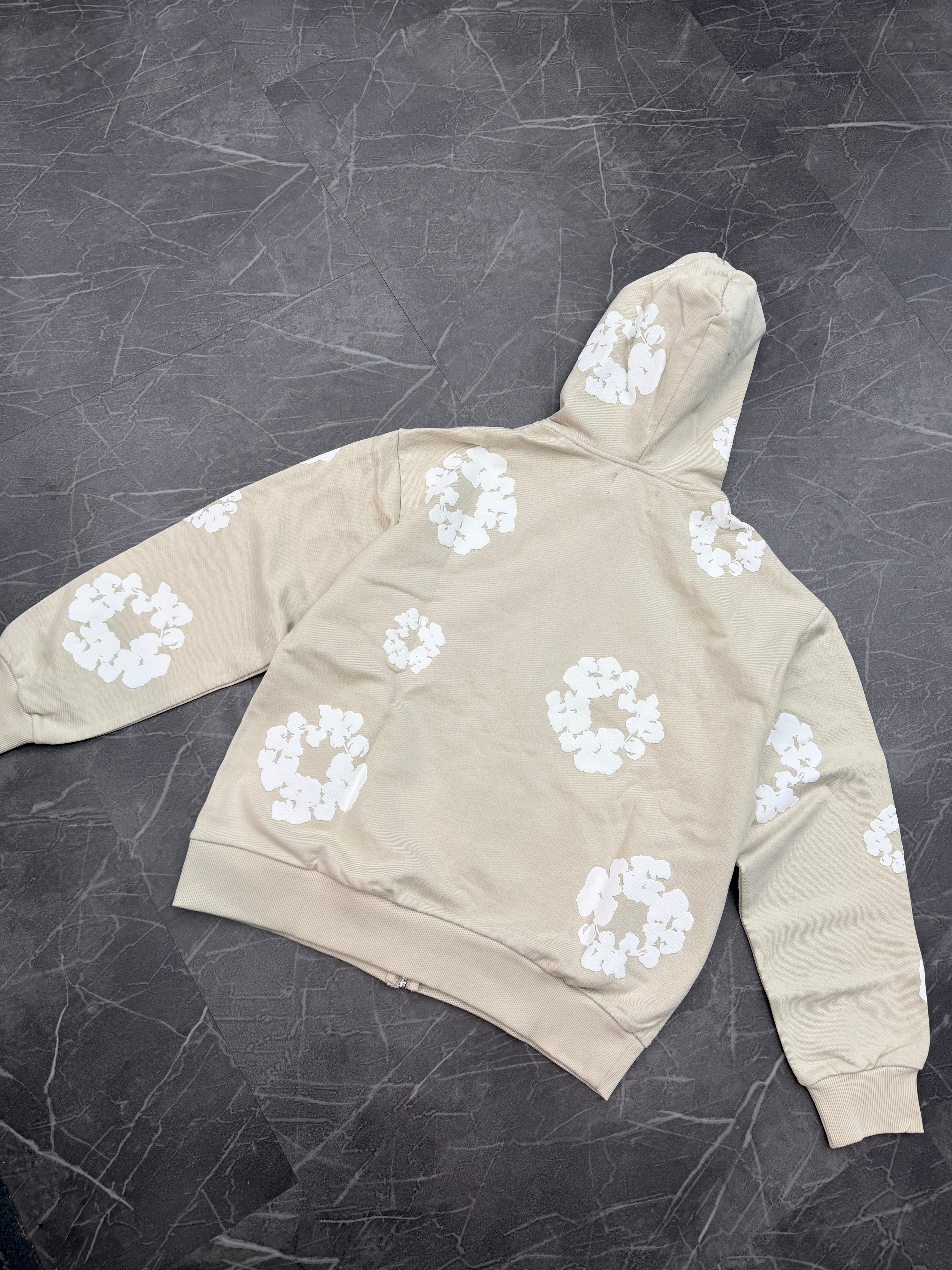 Denim Tears Cotton Wreath Zip Up “Grey”