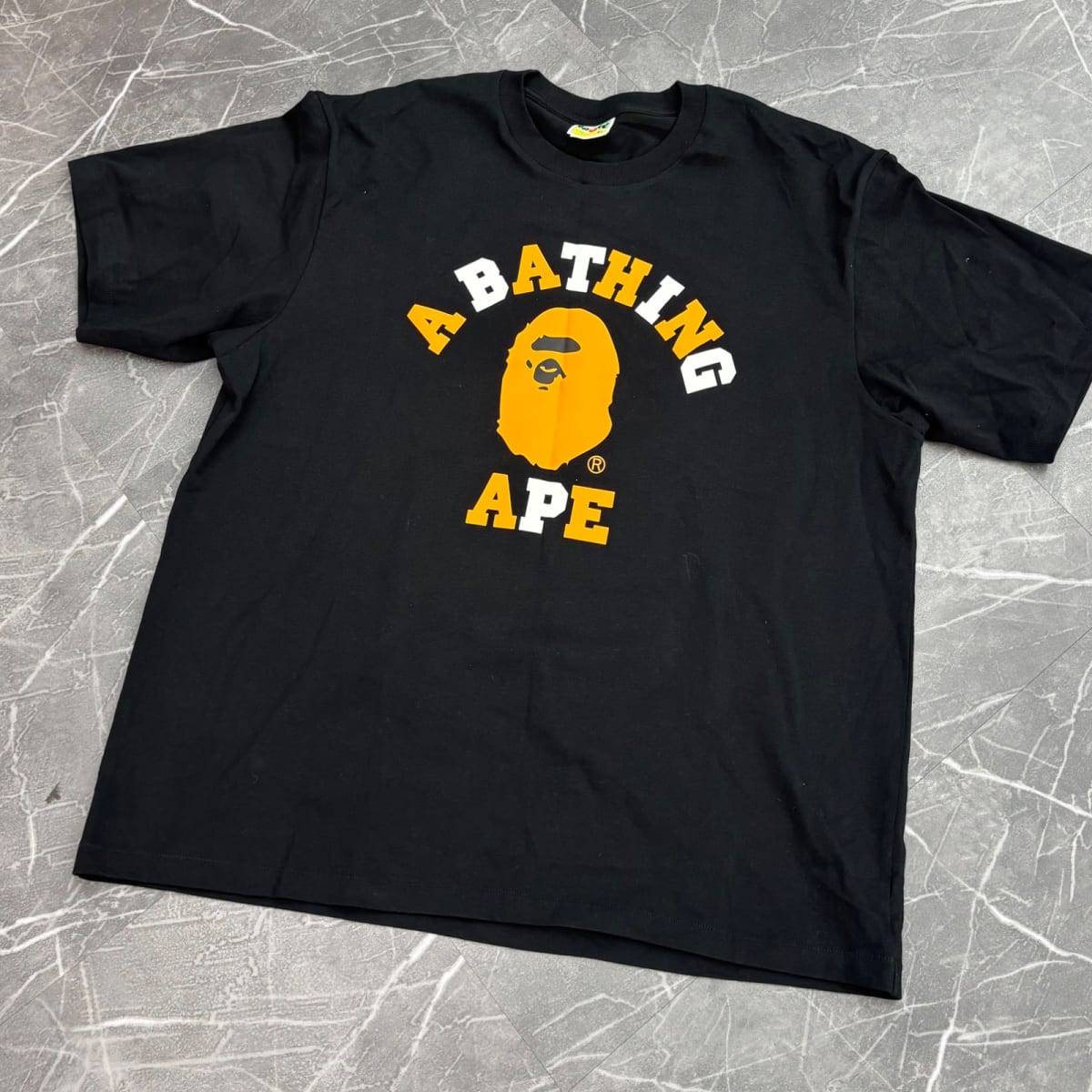 BAPE x Feature College Relaxed Fit Tee 'Black' (Size XL) (Tried On)