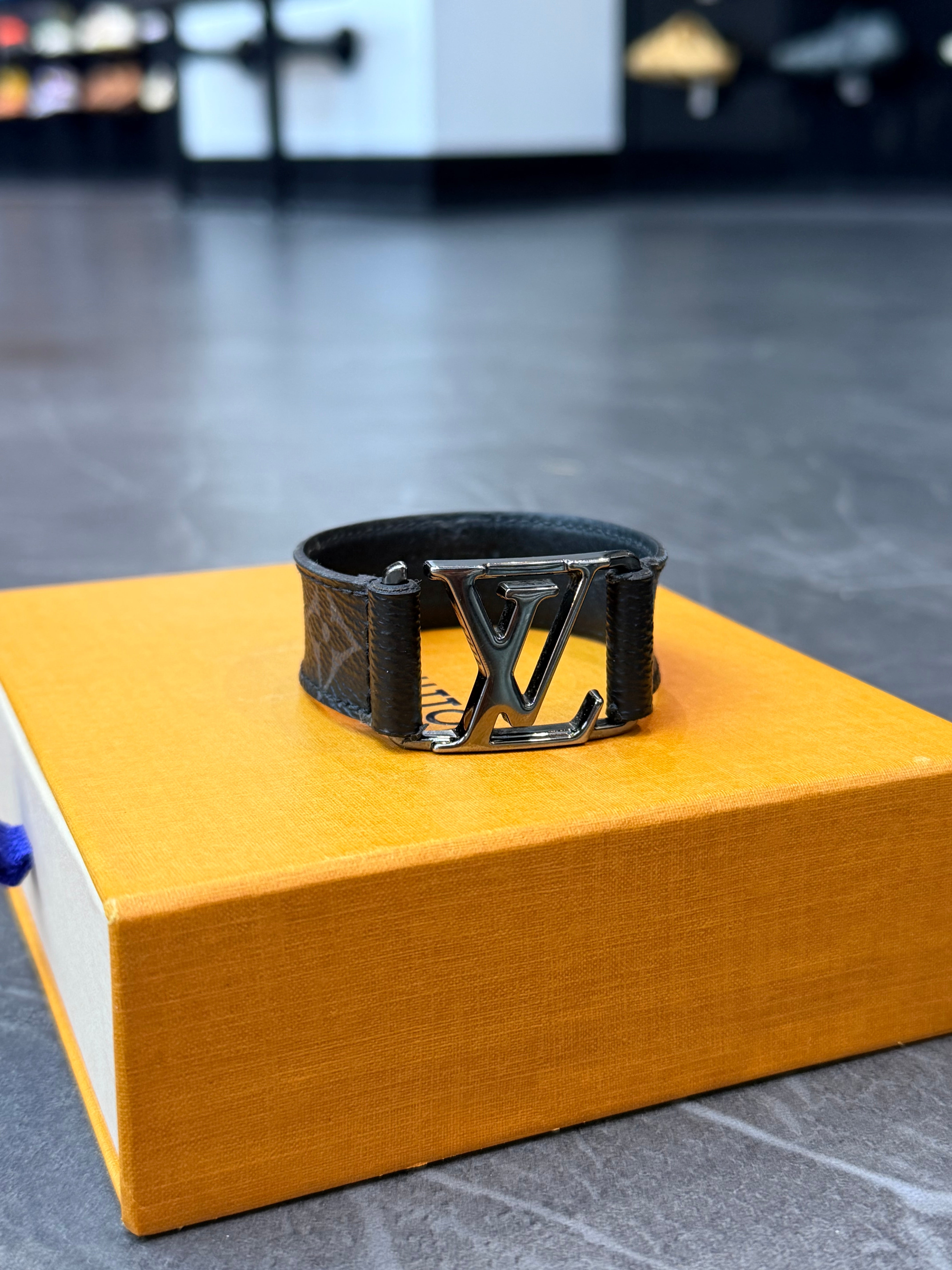 Louis Vuitton Monogram Leather Bracelet