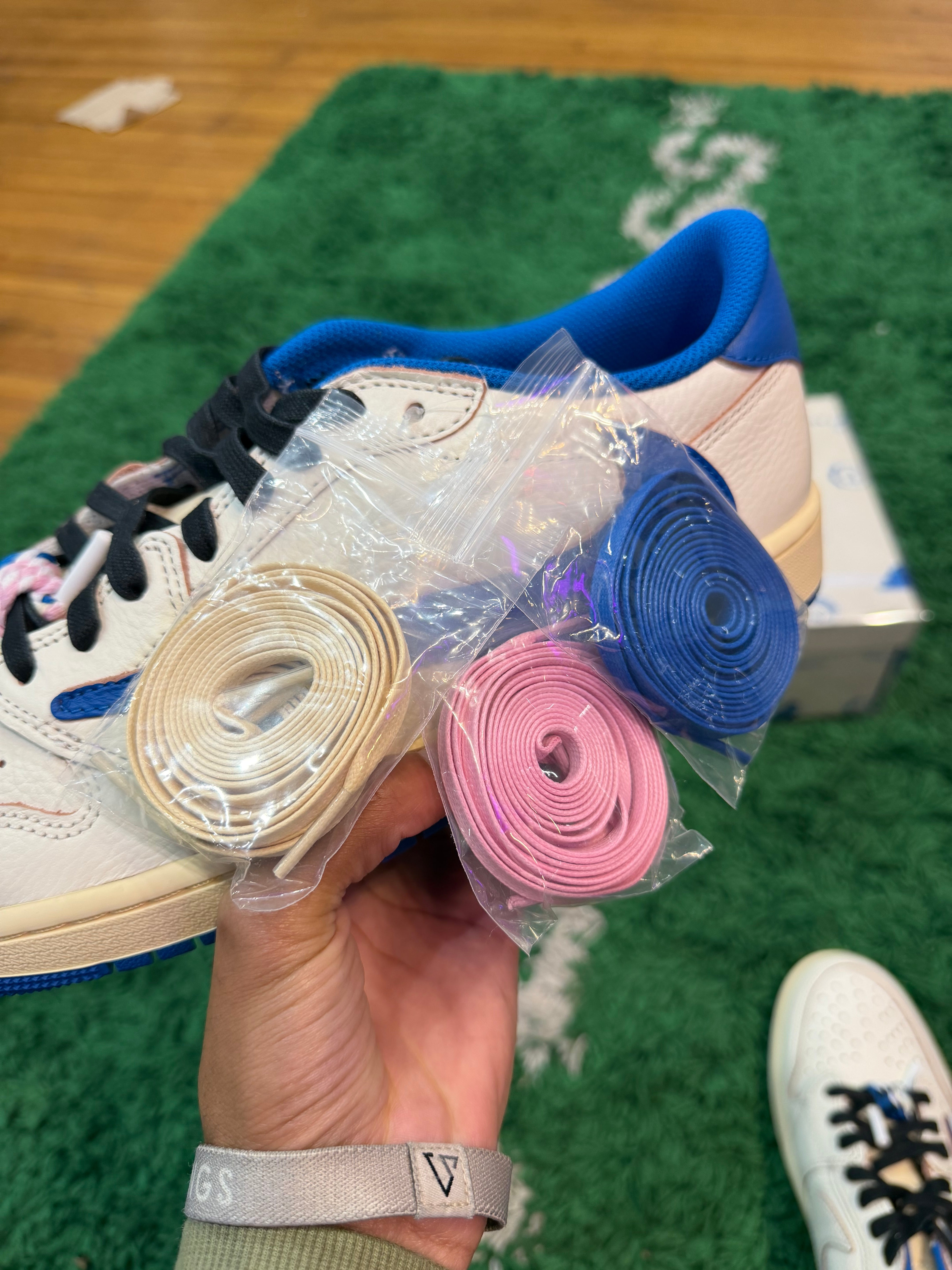 Jordan 1 Low x Travis Scott Fragment “Military Blue”