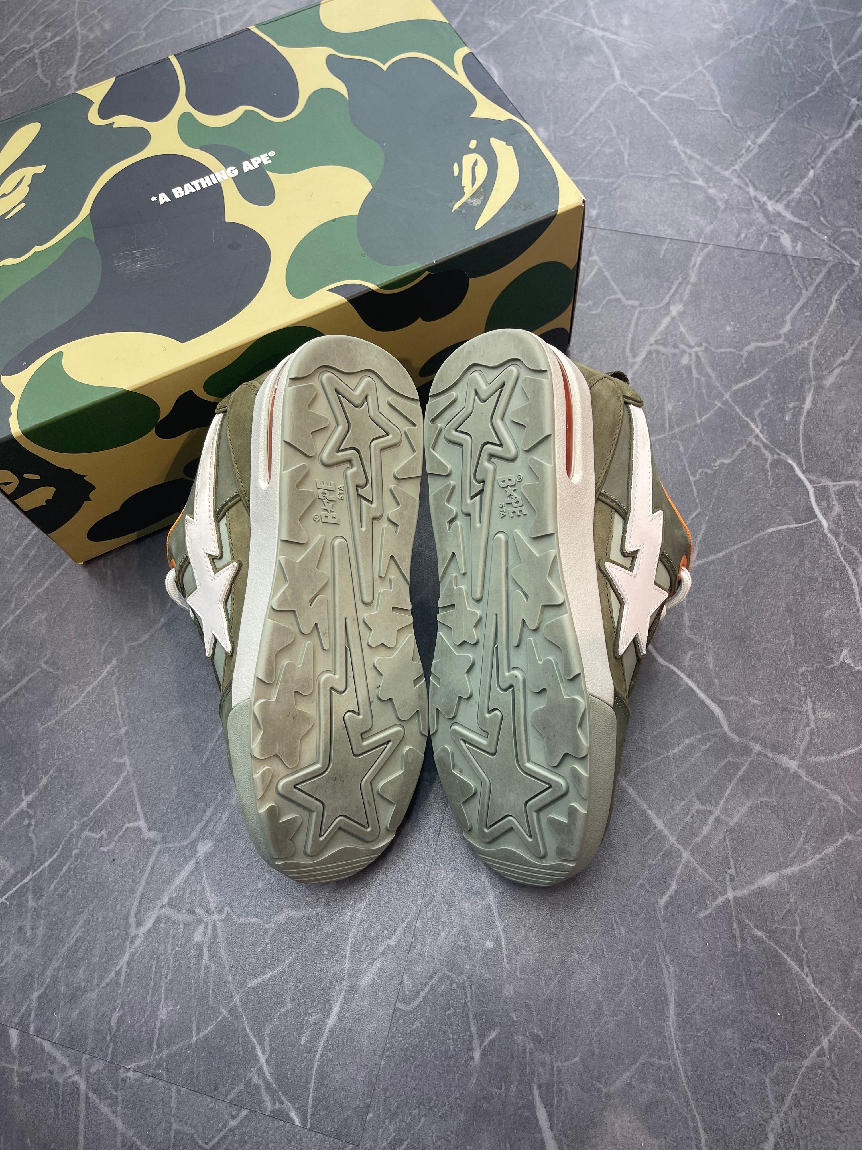 Bape Flip Sta “Olive Drab”