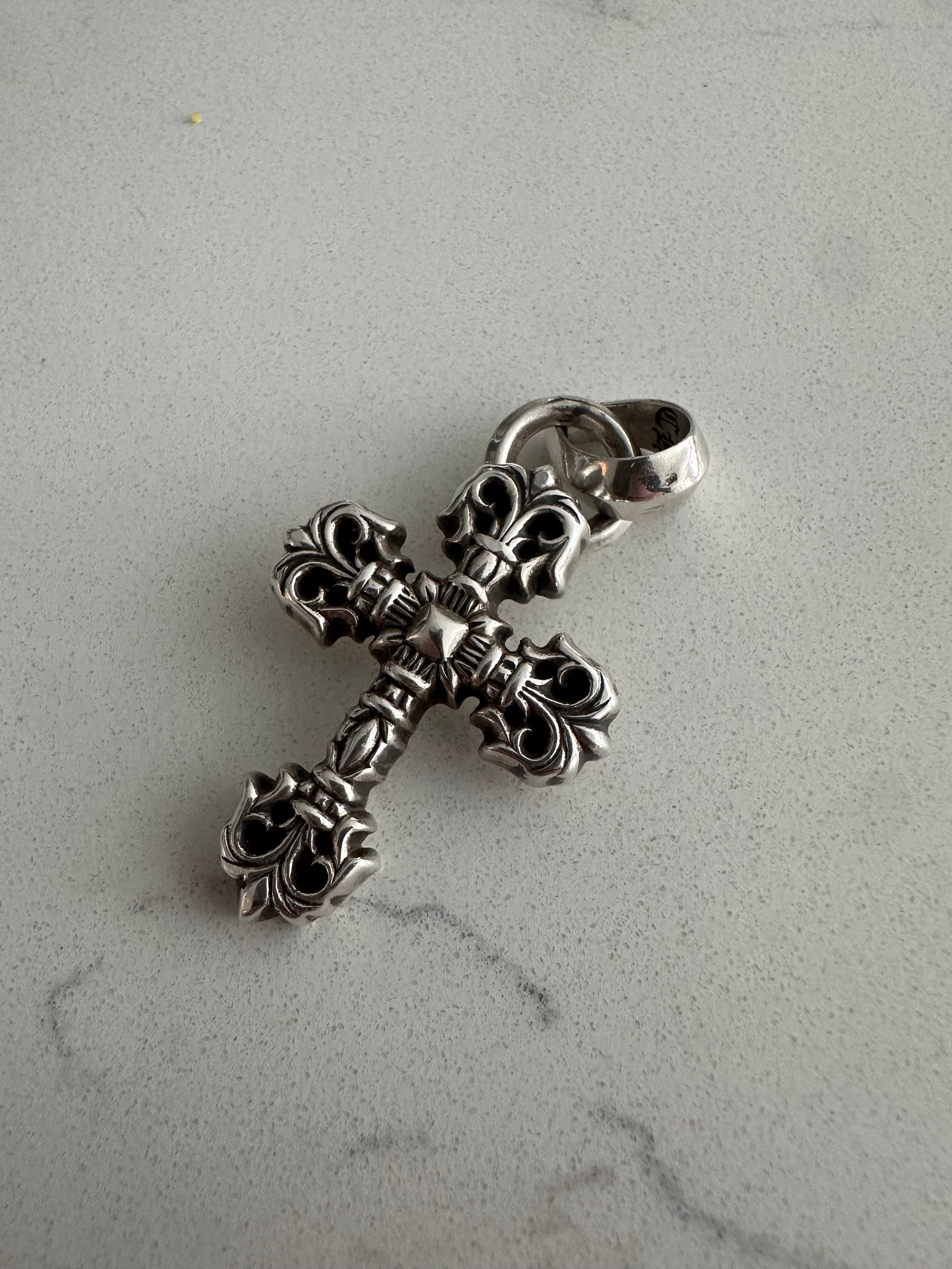 Chrome Hearts Filigree Cross Pendant with Bale