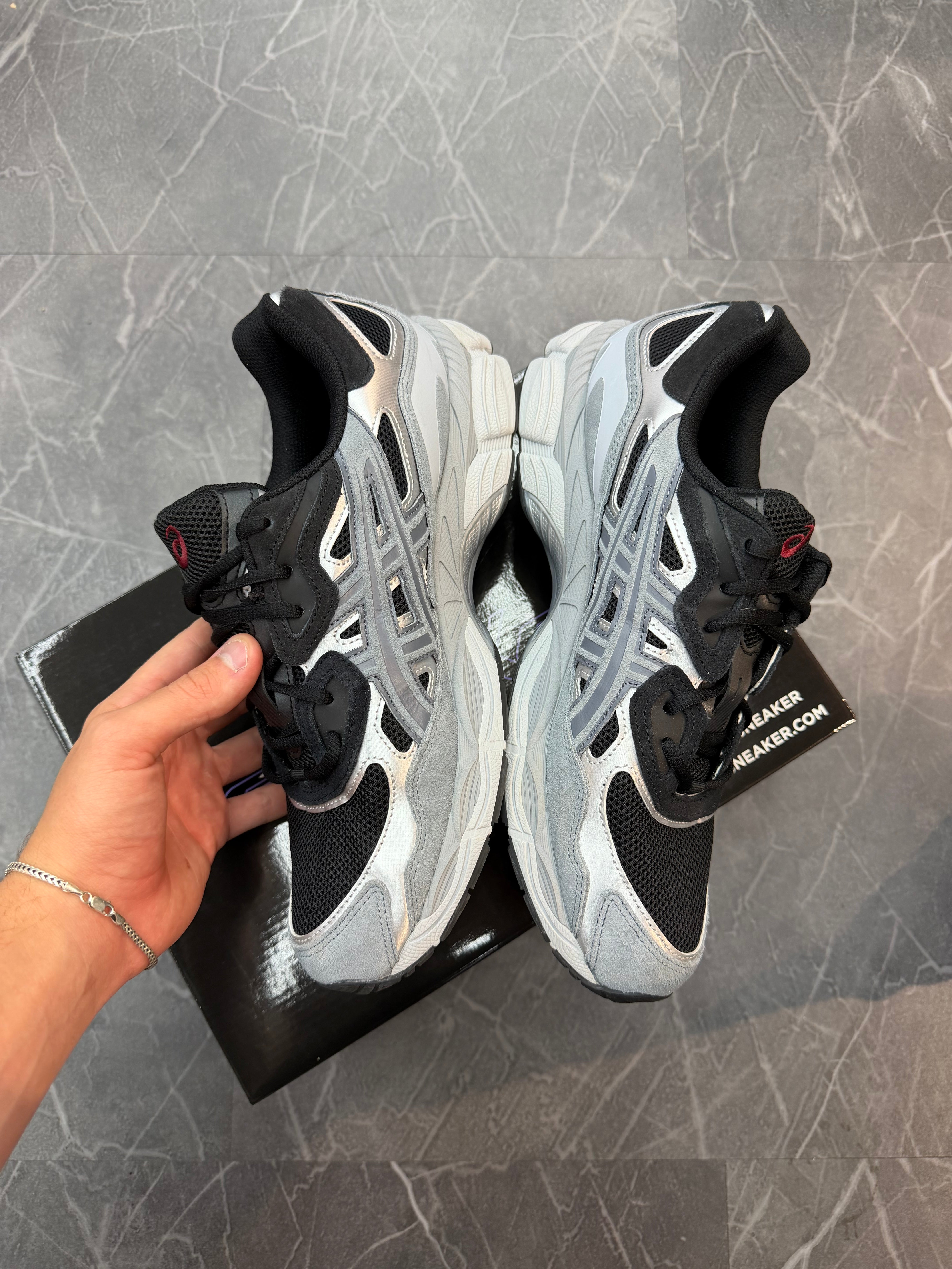 ASICS Gel-NYC Black Fjord Grey
