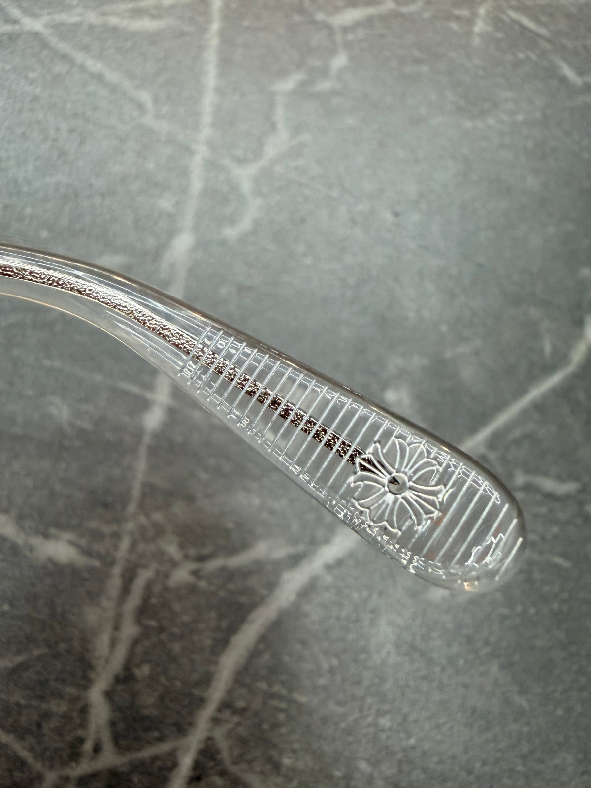 Chrome Hearts Ambidixtrous Clear Frame Glasses