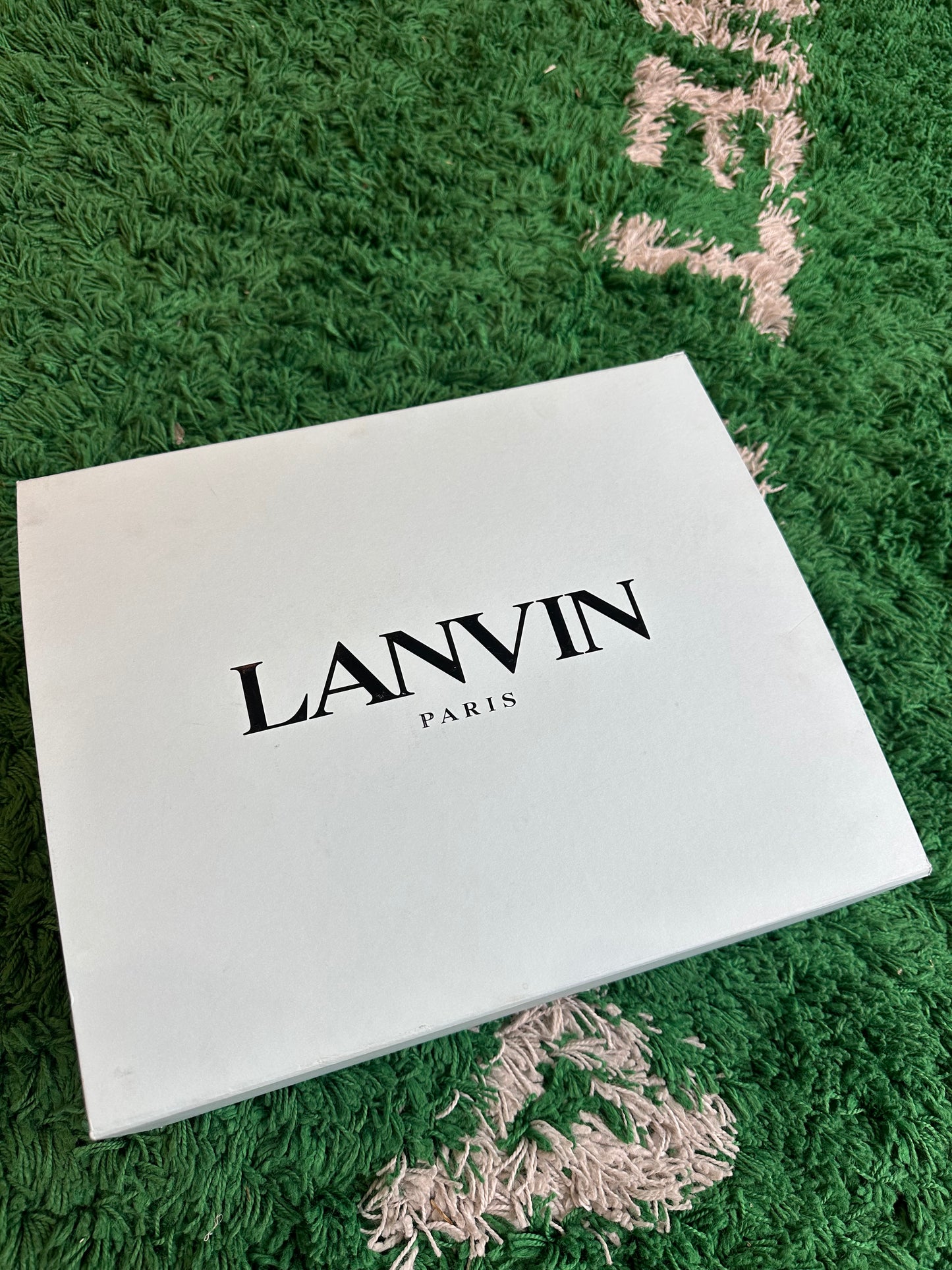 Lanvin Curb Sneakers “White Fluo Yellow”