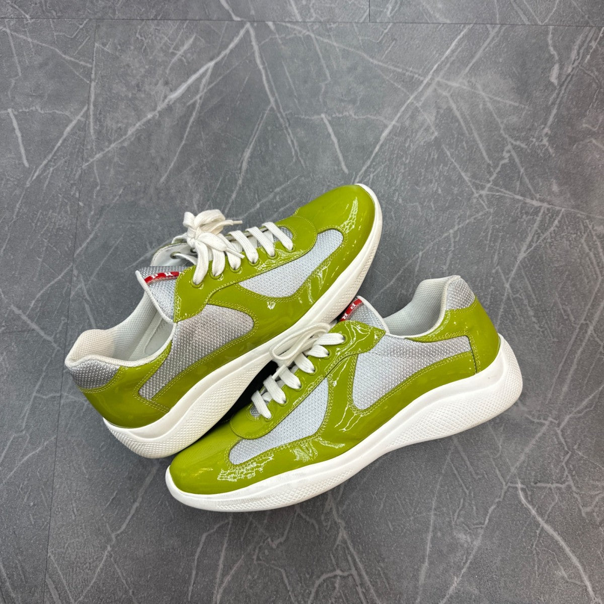Prada America's Cup Lawn Green Silver - Image 1