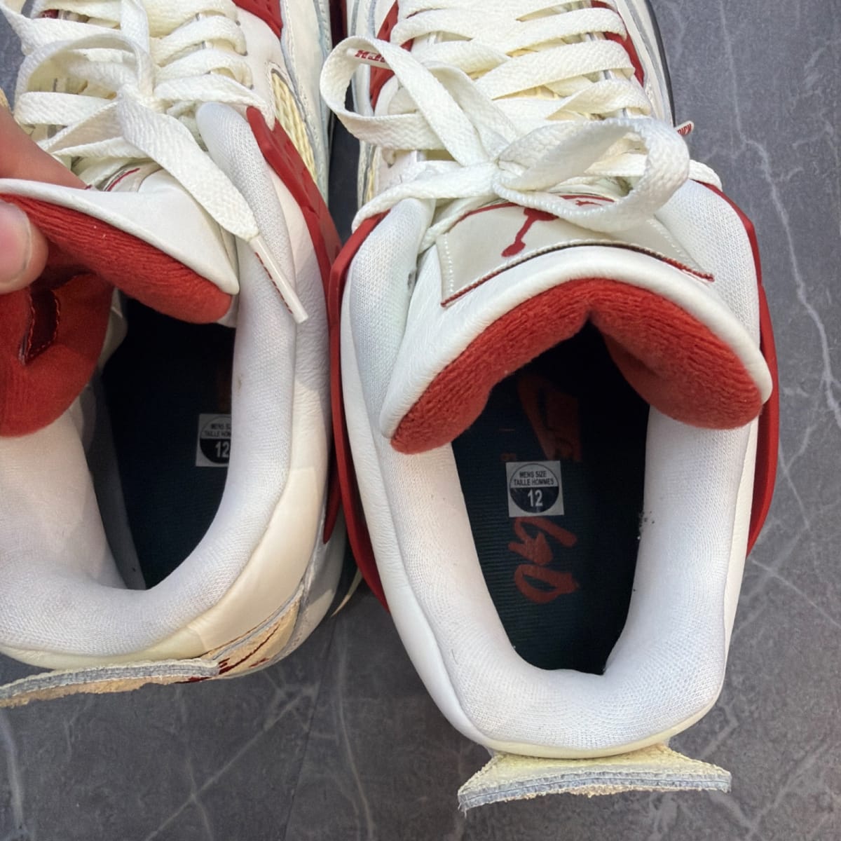 Jordan 4 Retro OG Nigel Sylvester Brick After Brick (Size 12) (Lightly Worn)
