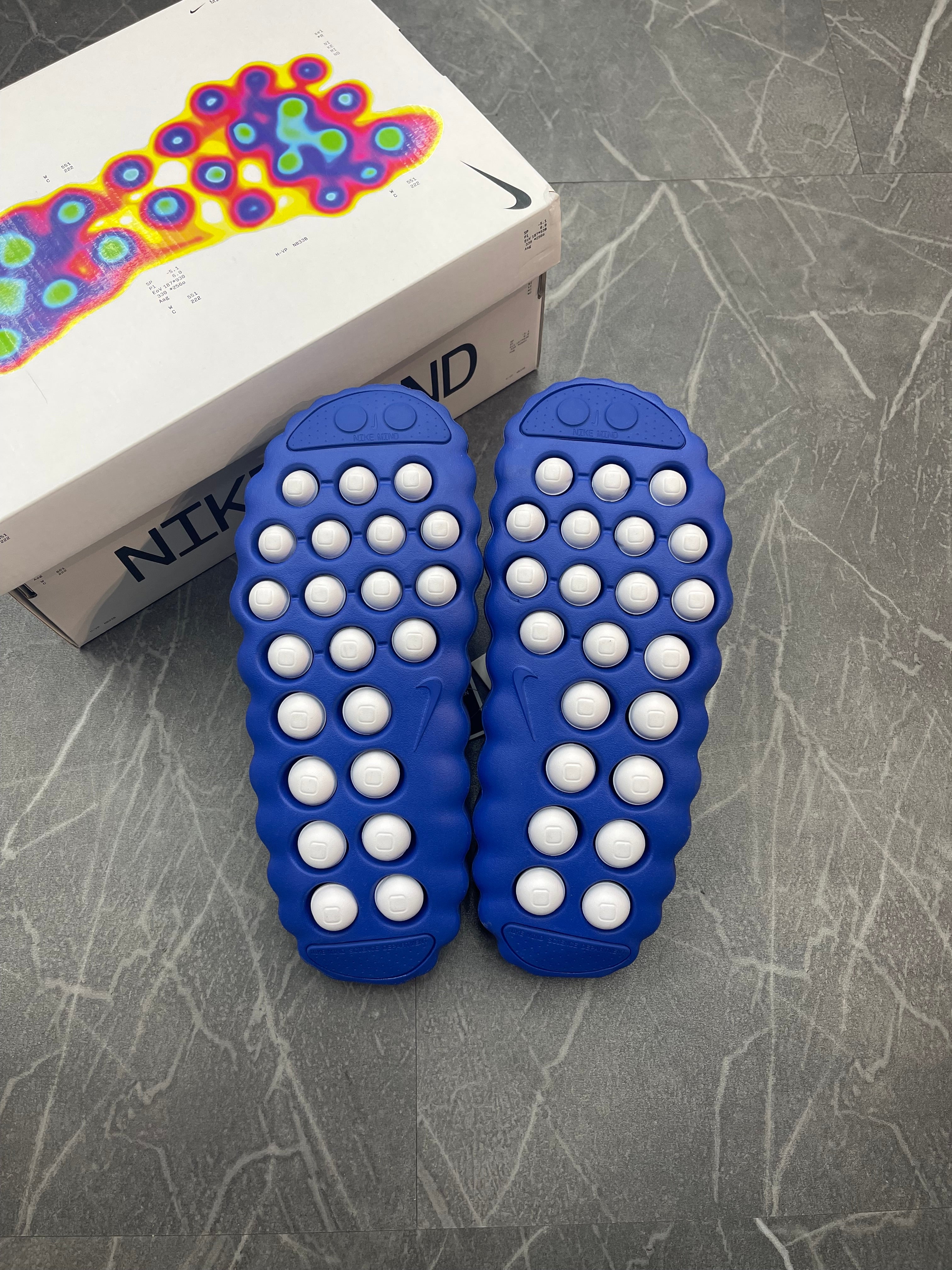 Nike Mind 001 Slide “Blackened Blue Game Royal”