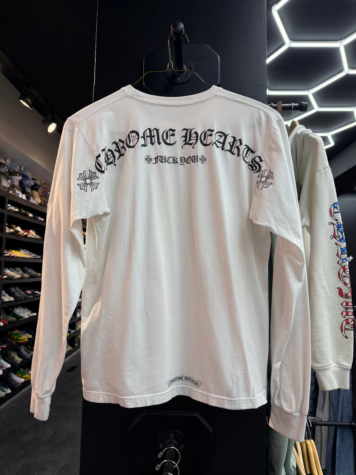 Chrome Hearts F*ck You Long Sleeve White