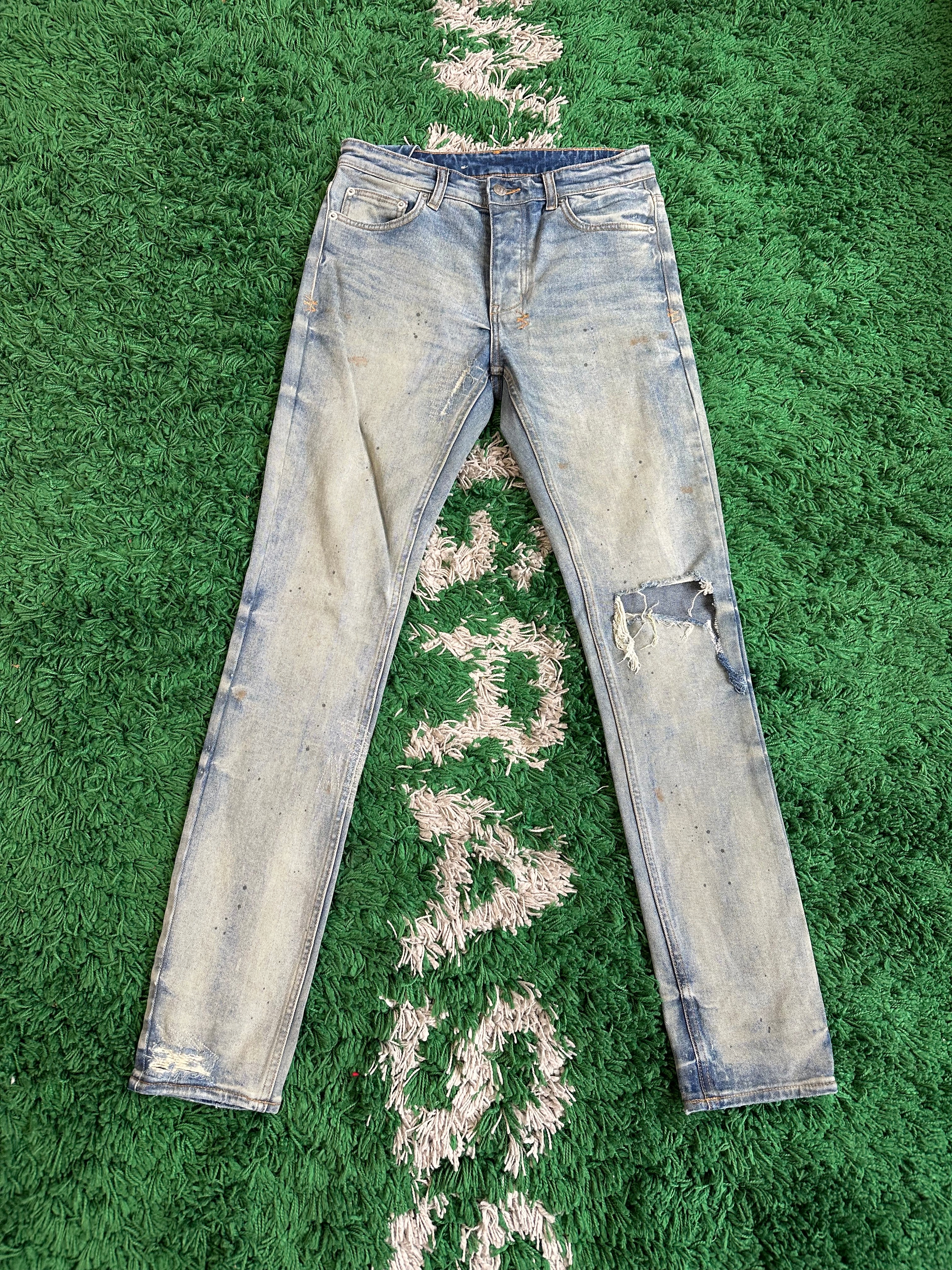 Ksubi Denim Jeans Blue Rip (30)