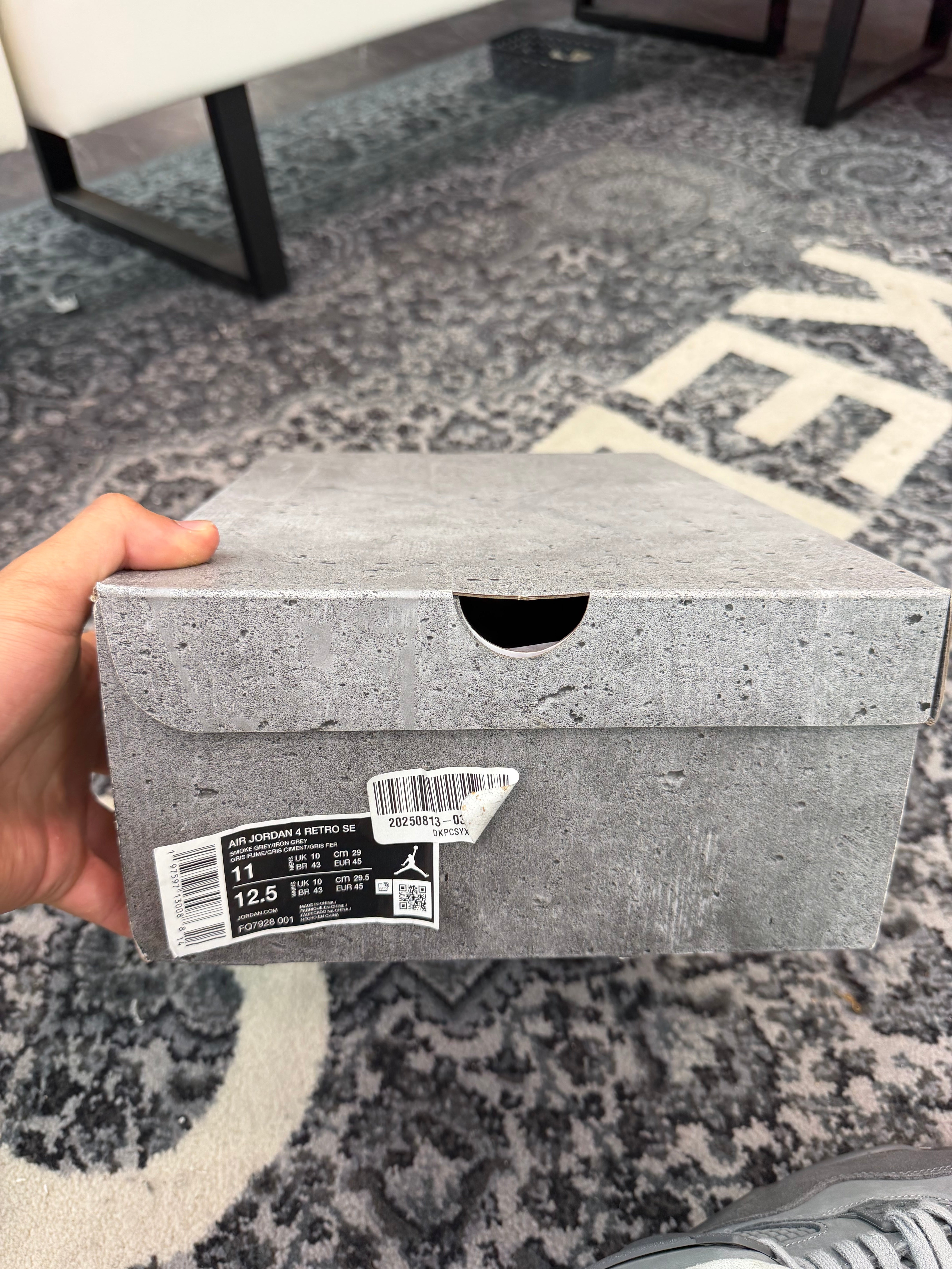 Jordan 4 “Wet Cement”