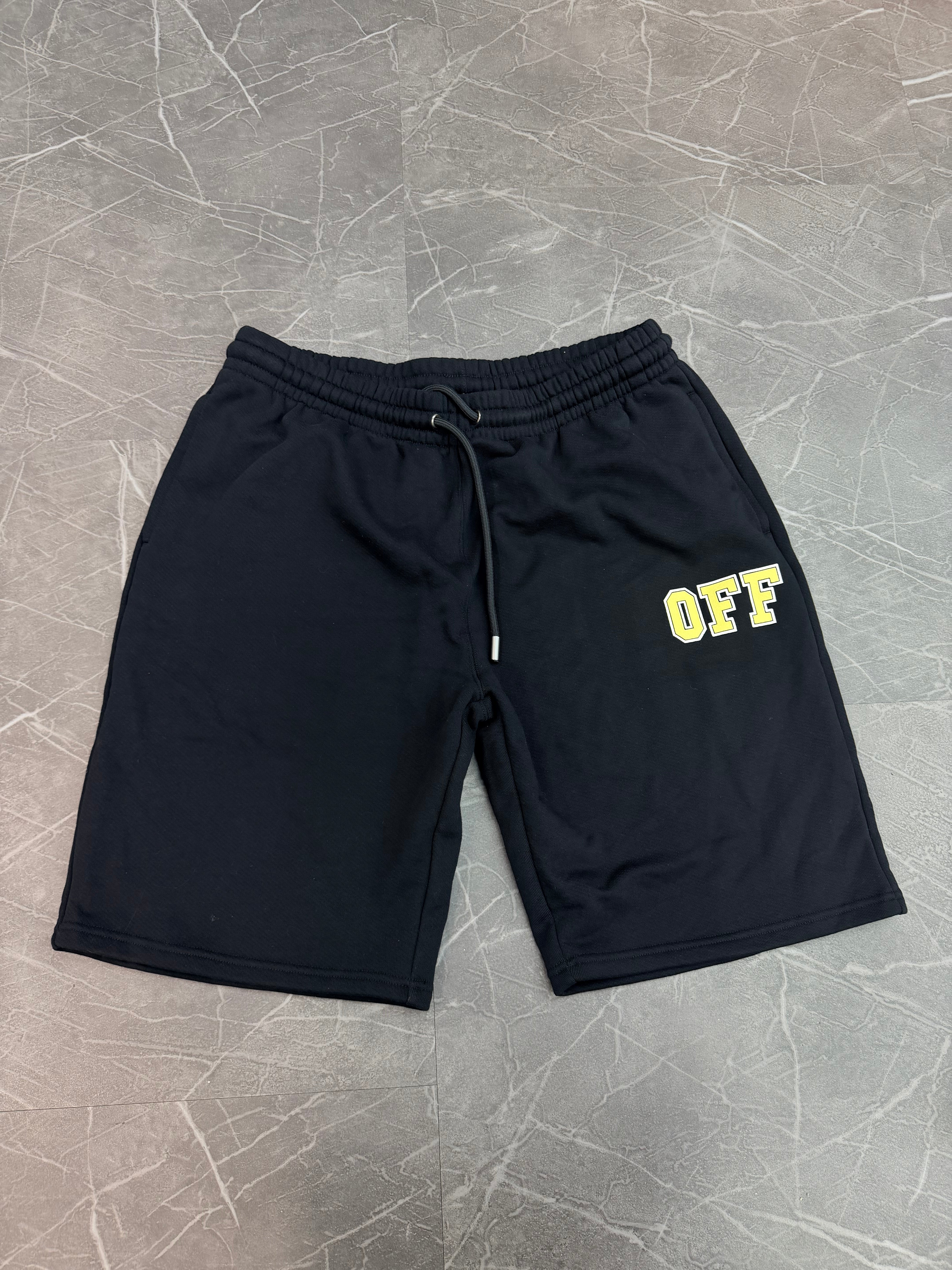 Off-White Sweatshorts “Black Off Logo”