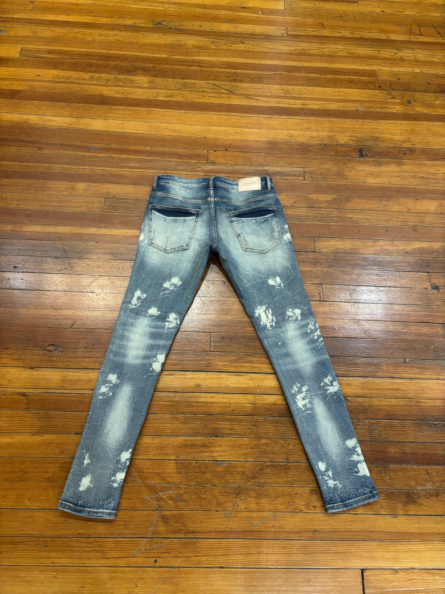 Valabasas White Paint Jeans (30)
