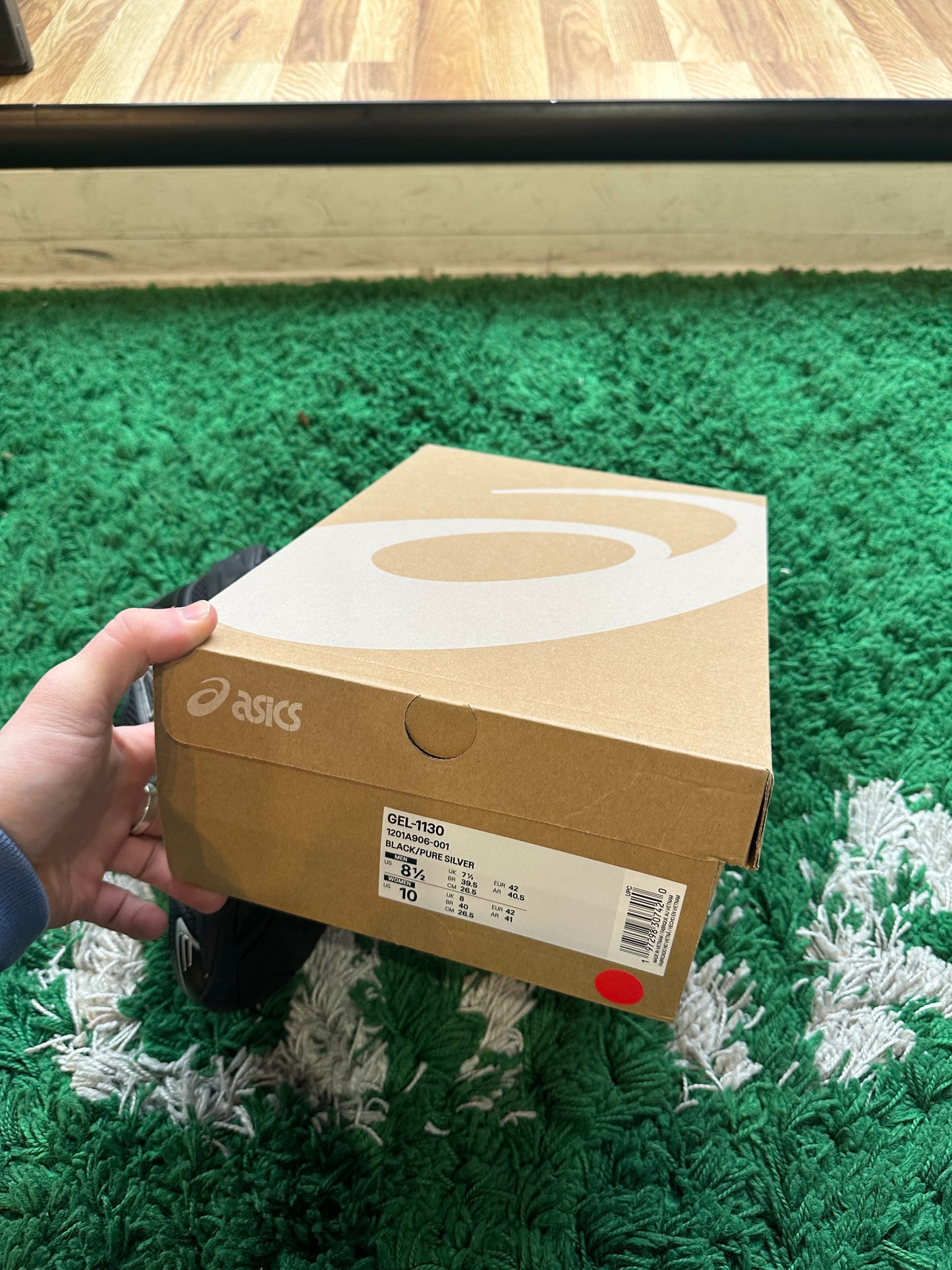 ASICS Gel-1130 “Black Pure Silver”