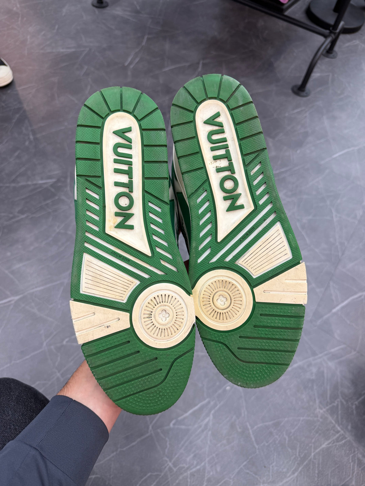 Louis Vuitton LV Skate Sneaker Green White