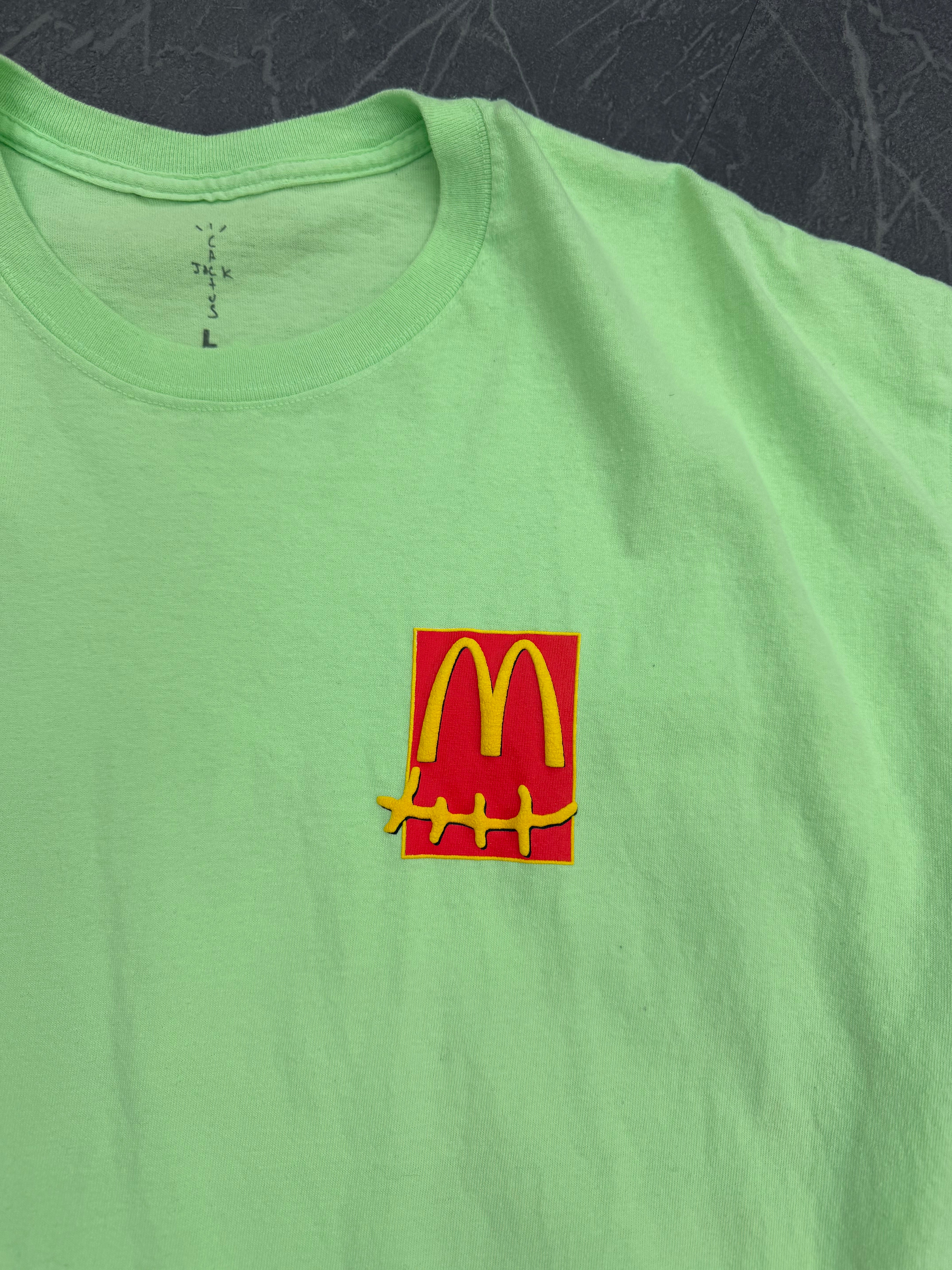 Travis Scott McDonalds Action Figure Tee “Mint”