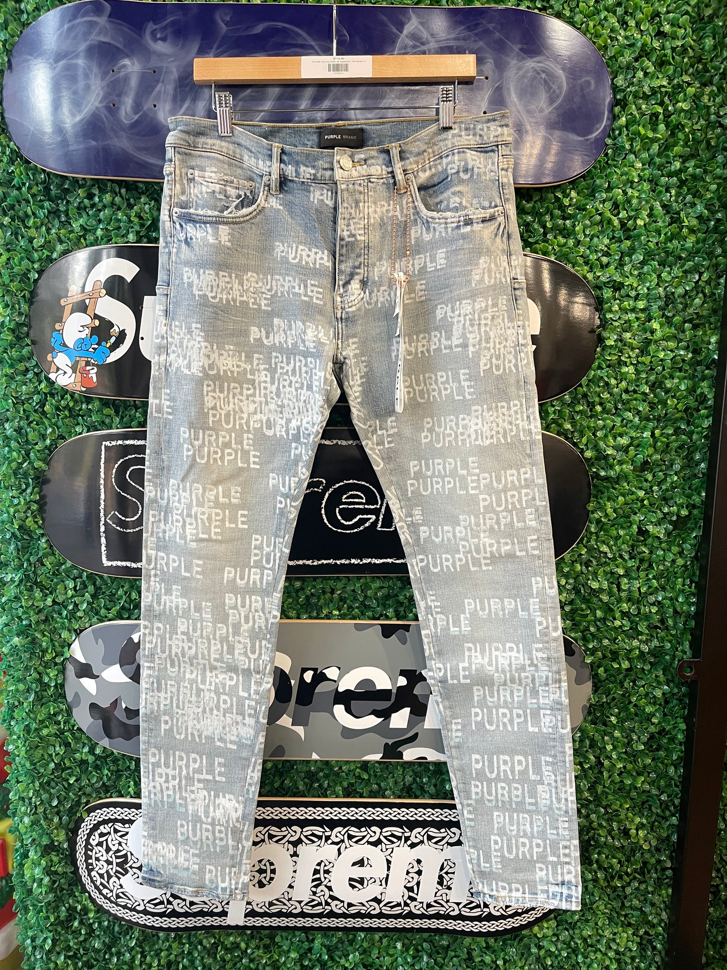 Purple Brand Jeans “Purple Logo Blue” (33)