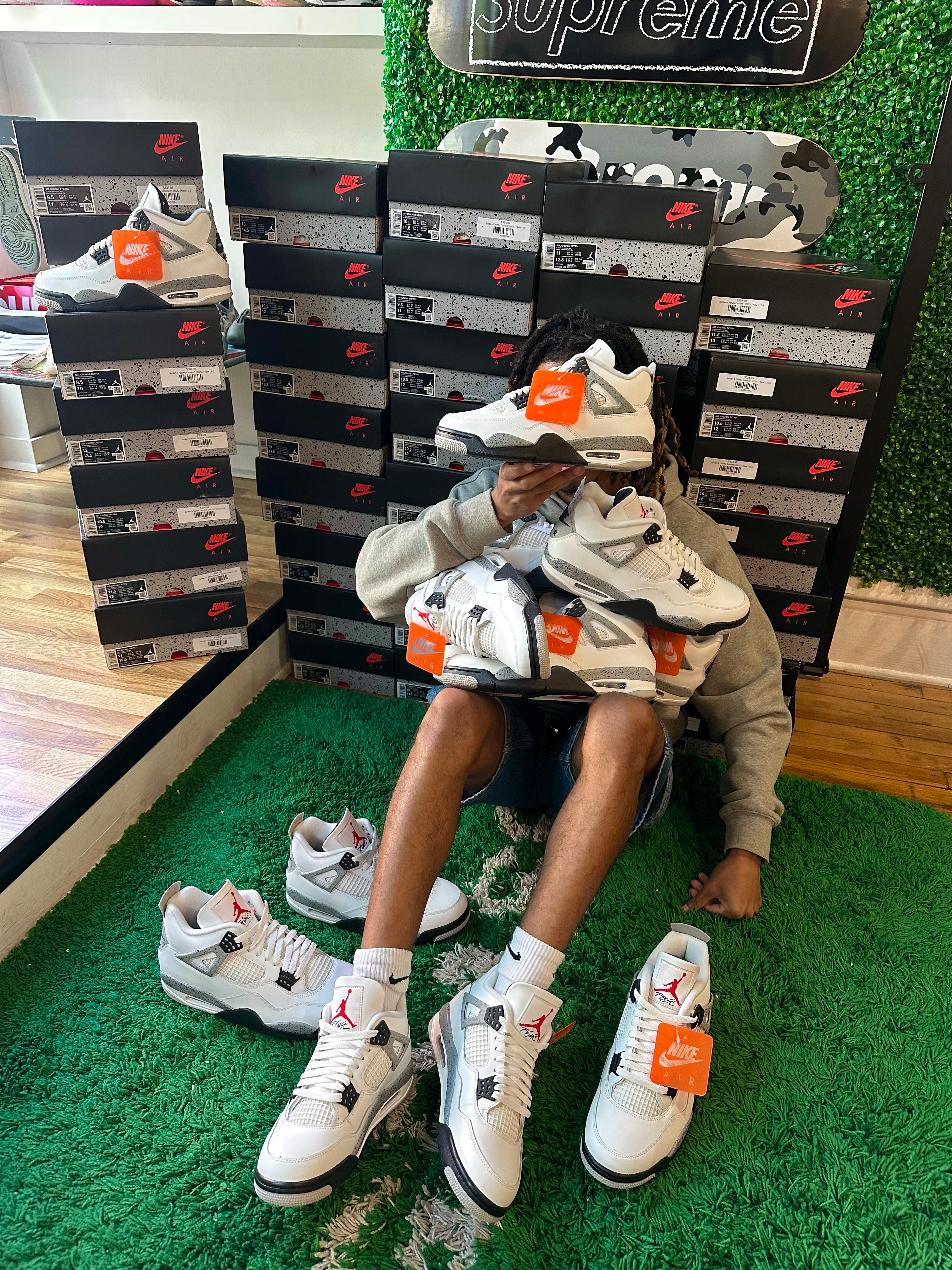 Jordan 4 “White Cement” (2025)