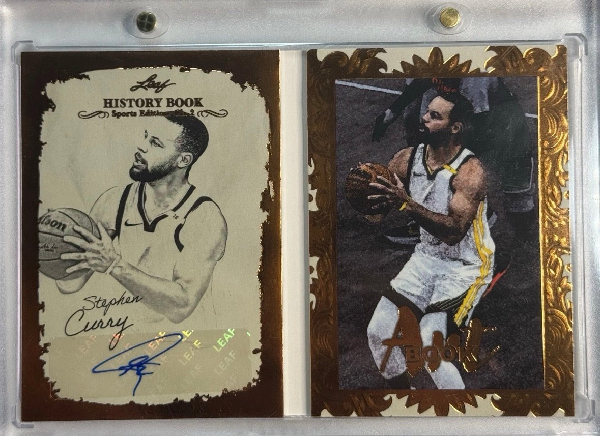2025 Leaf Stephen Curry Chapter 2: Art Book Autograph *Redemption* 