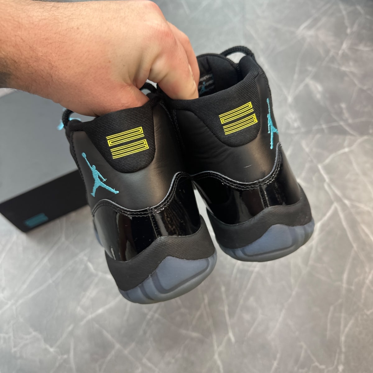 Jordan 11 Retro Gamma Blue (2025) (Size 10) (Moderately Worn)