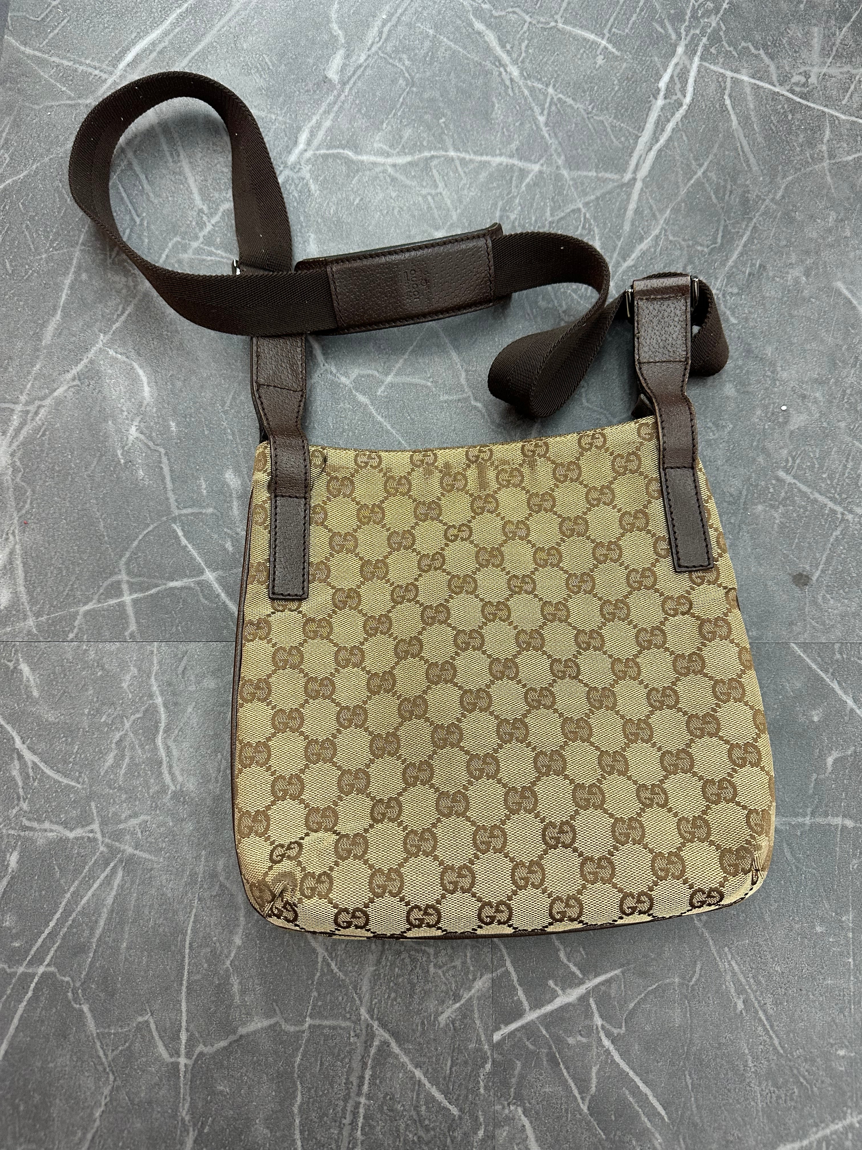 Gucci GG Canvas Messenger Bag