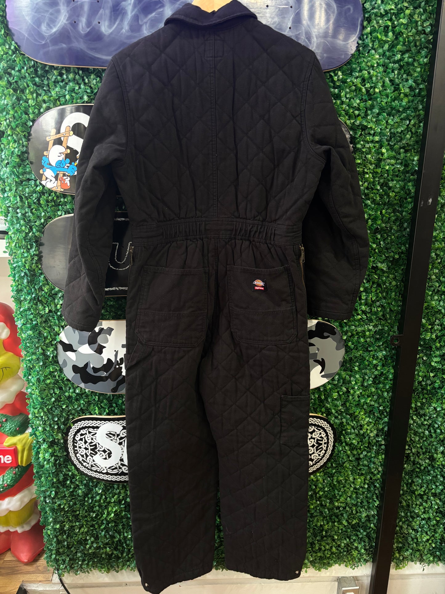 Supreme x Dickies Quilted Denim Coveralls “Black”