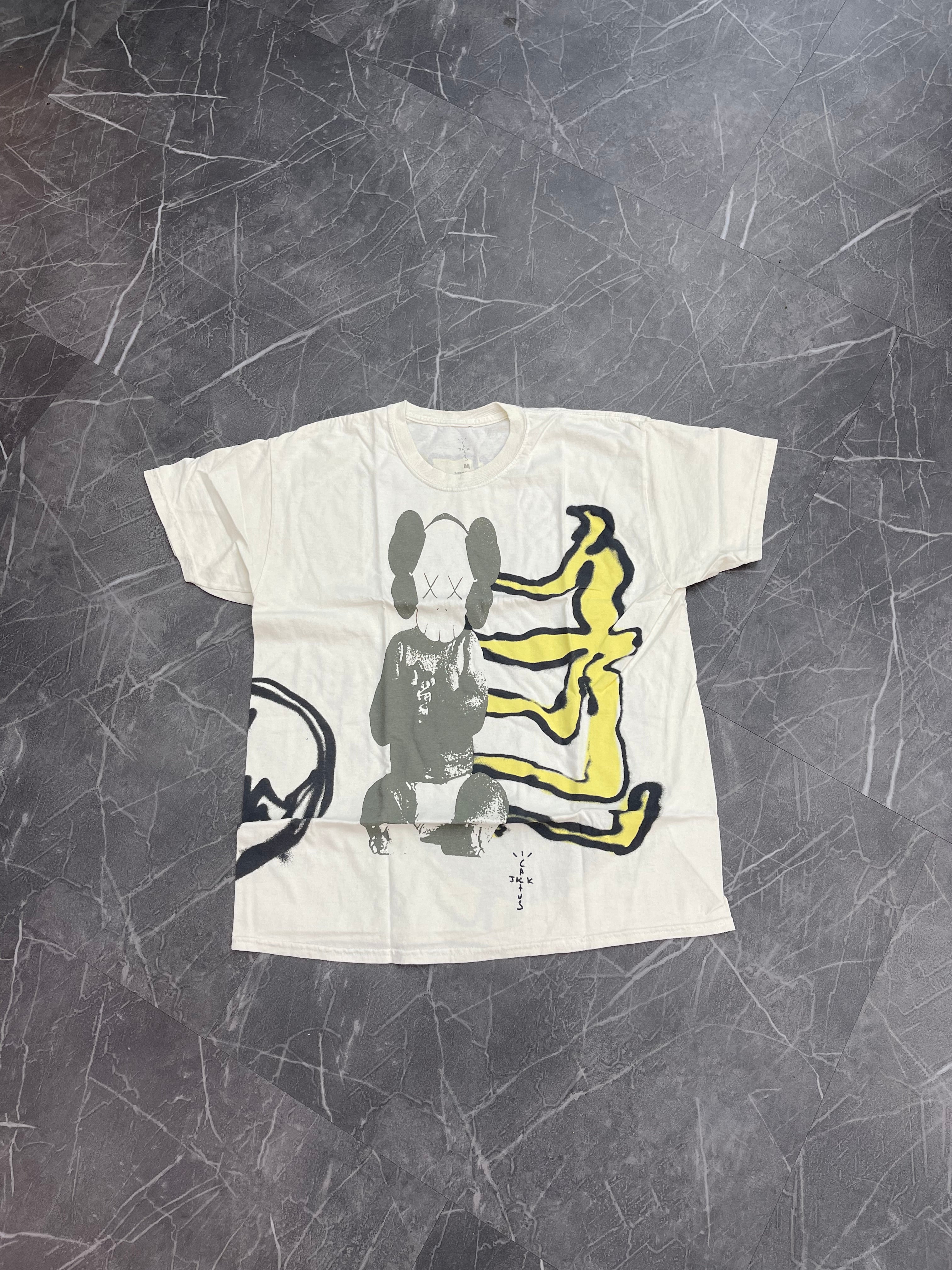 Travis Scott Cactus Jack + Kaws For Fragment Tee