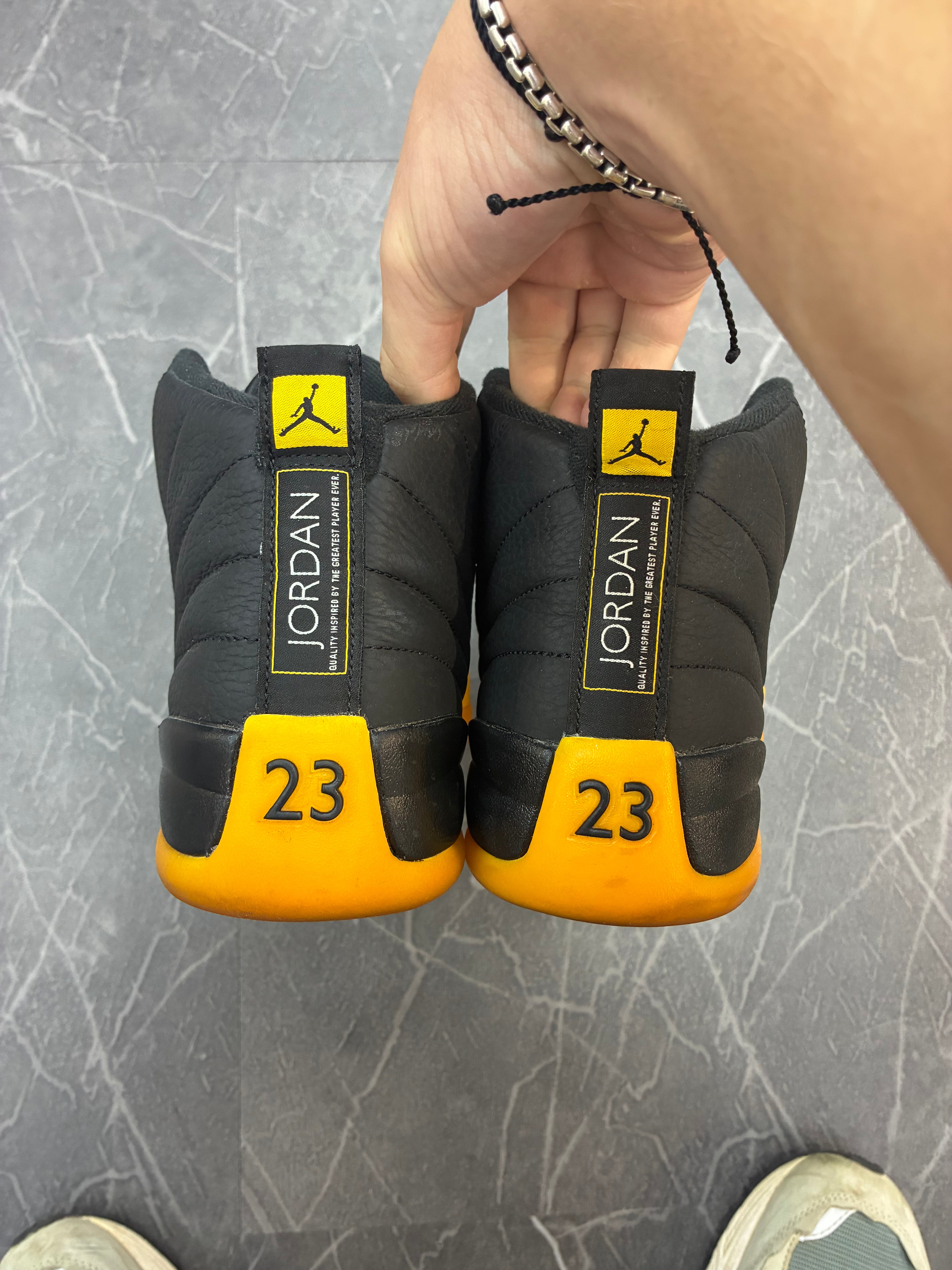 Jordan 12 “Black University Gold”