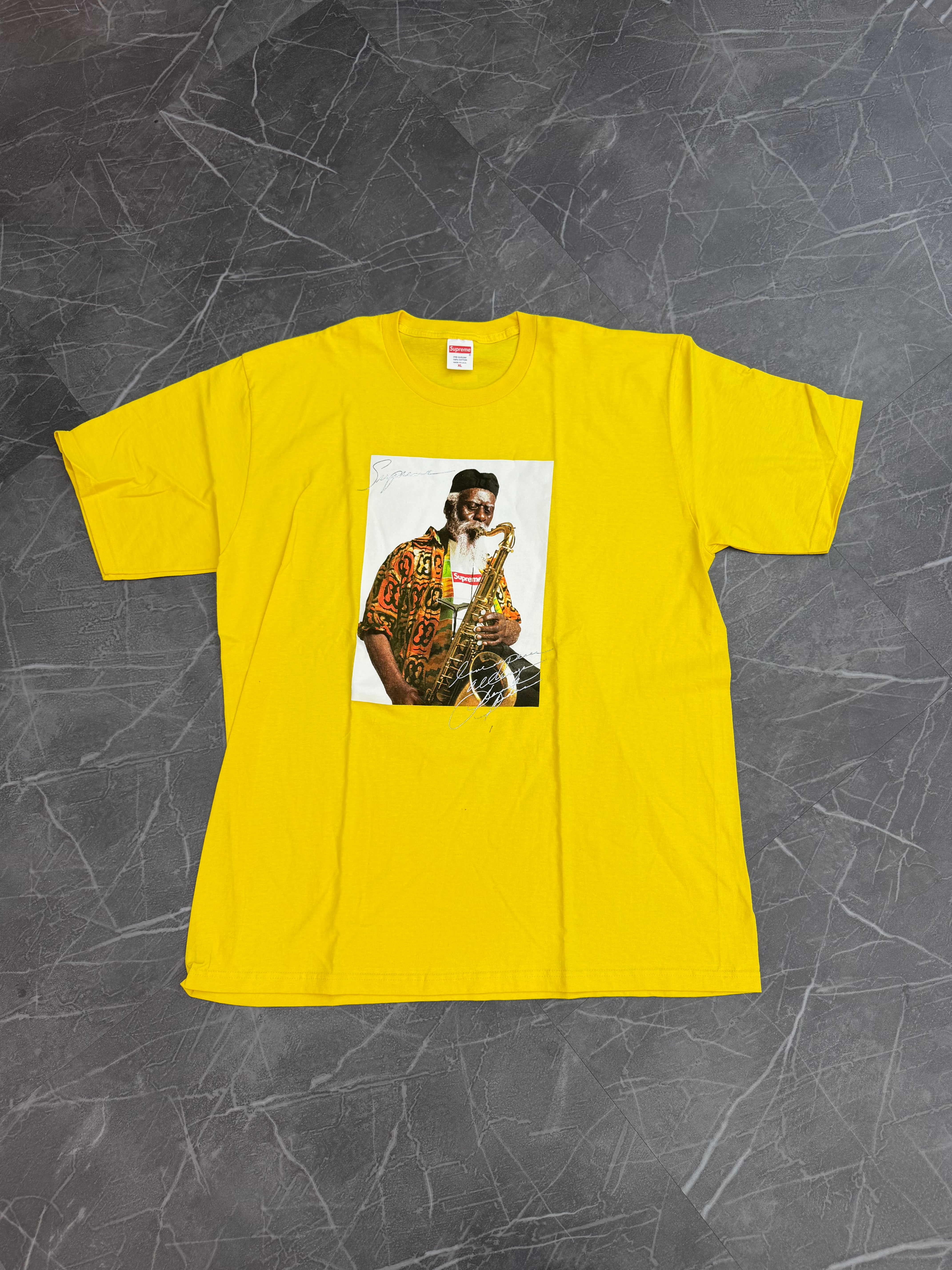 Supreme Tee Pharoah Sanders Yellow