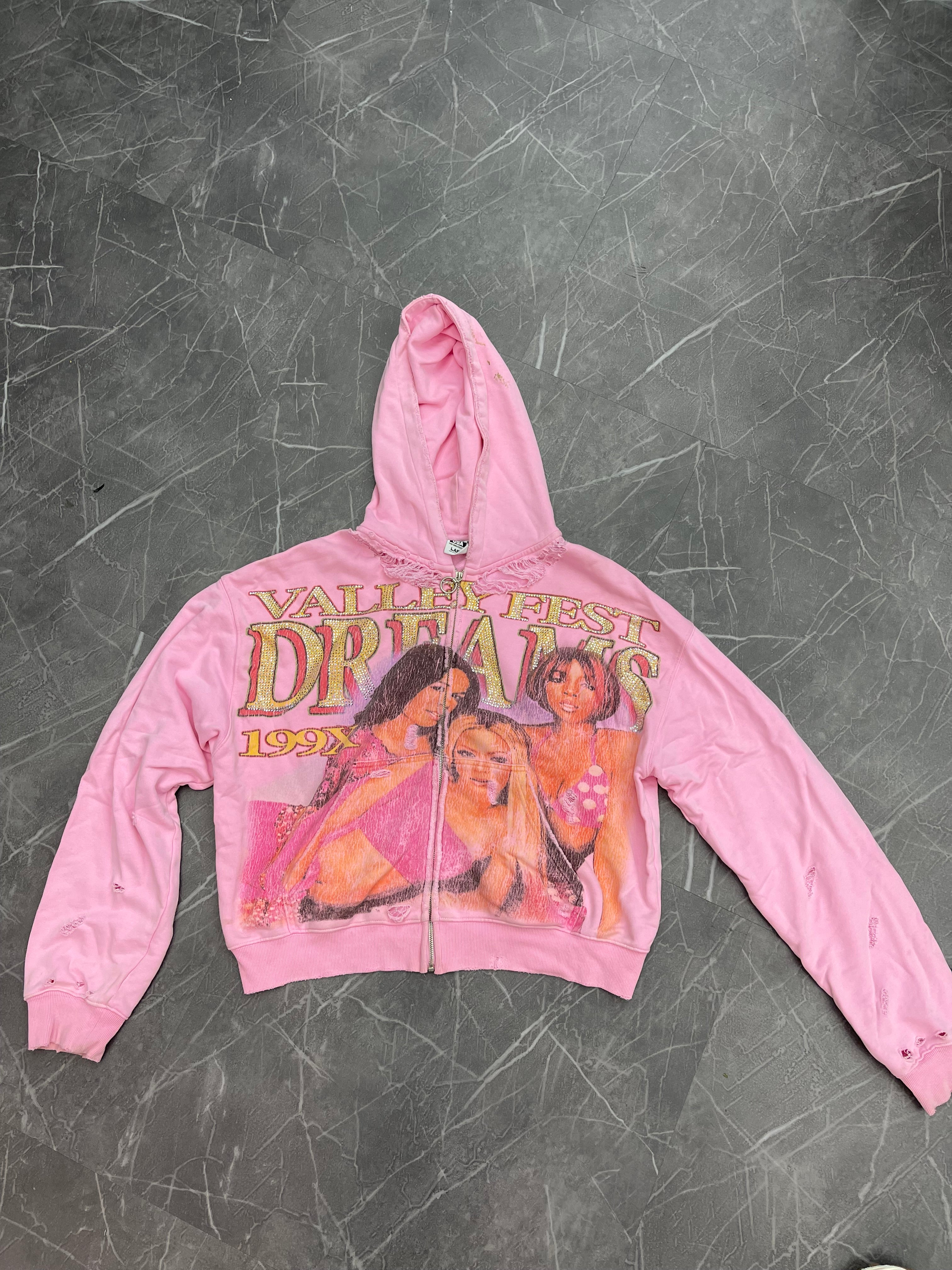 Vale Forever Dreams Zipup Hoodie “Pink”