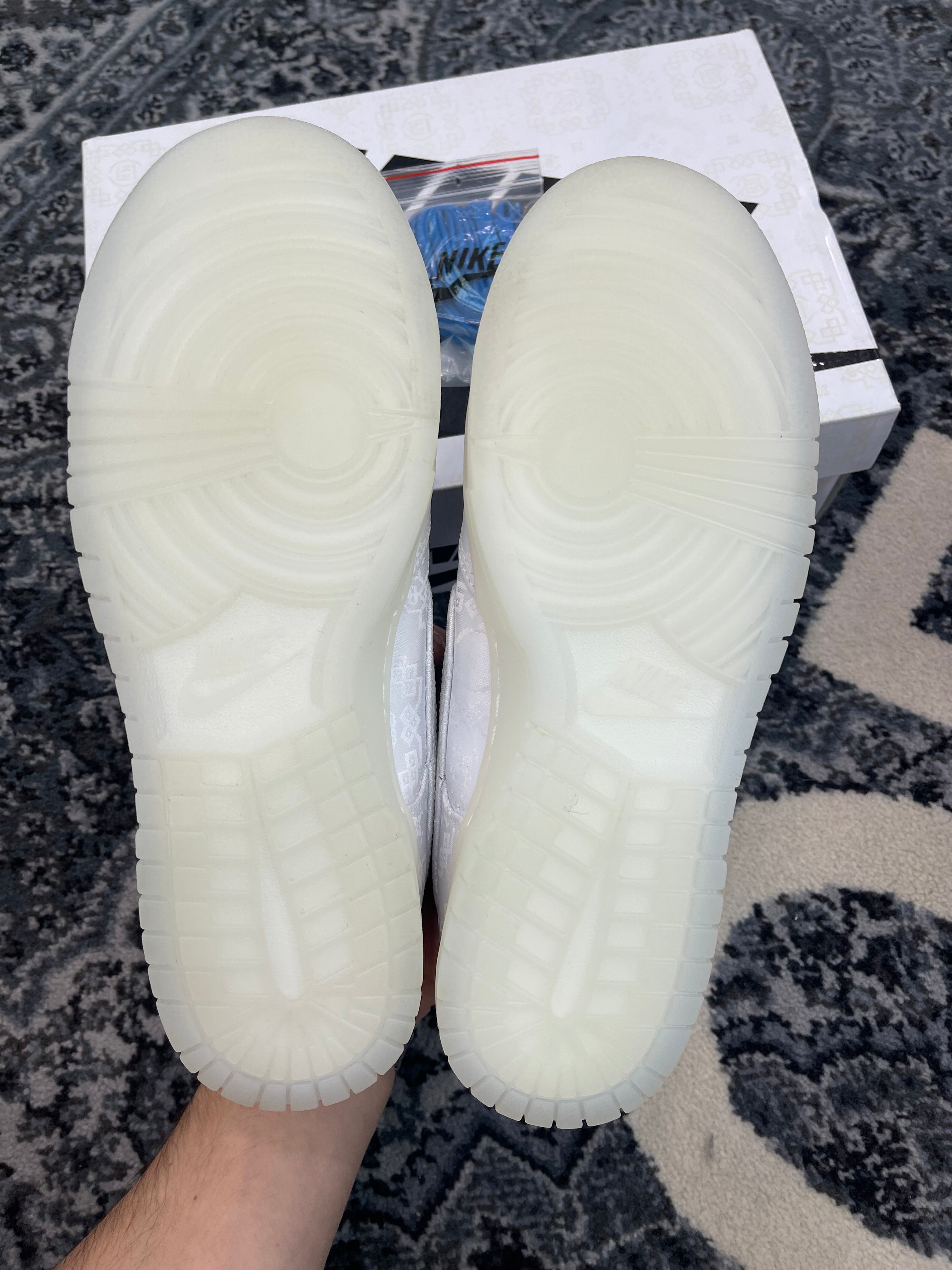 Nike Dunk Low x Clot x Fragment “White”
