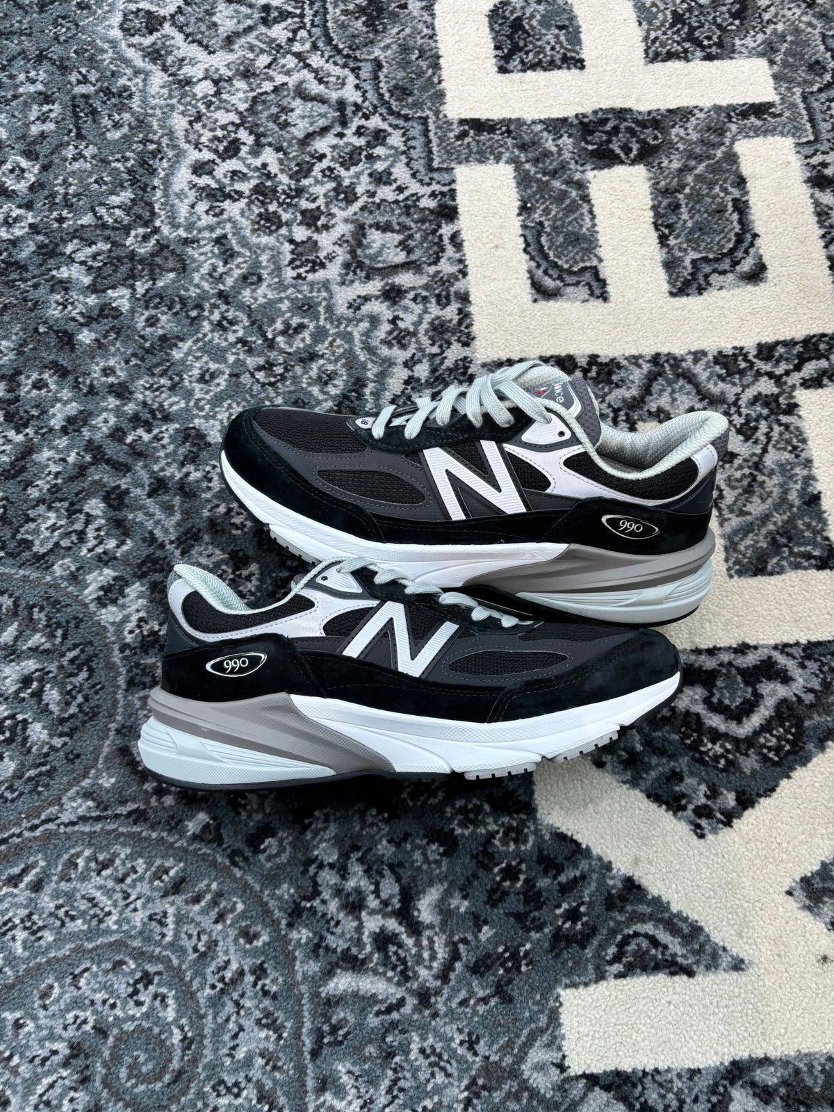New Balance 990v6 MiUSA Black Grey White