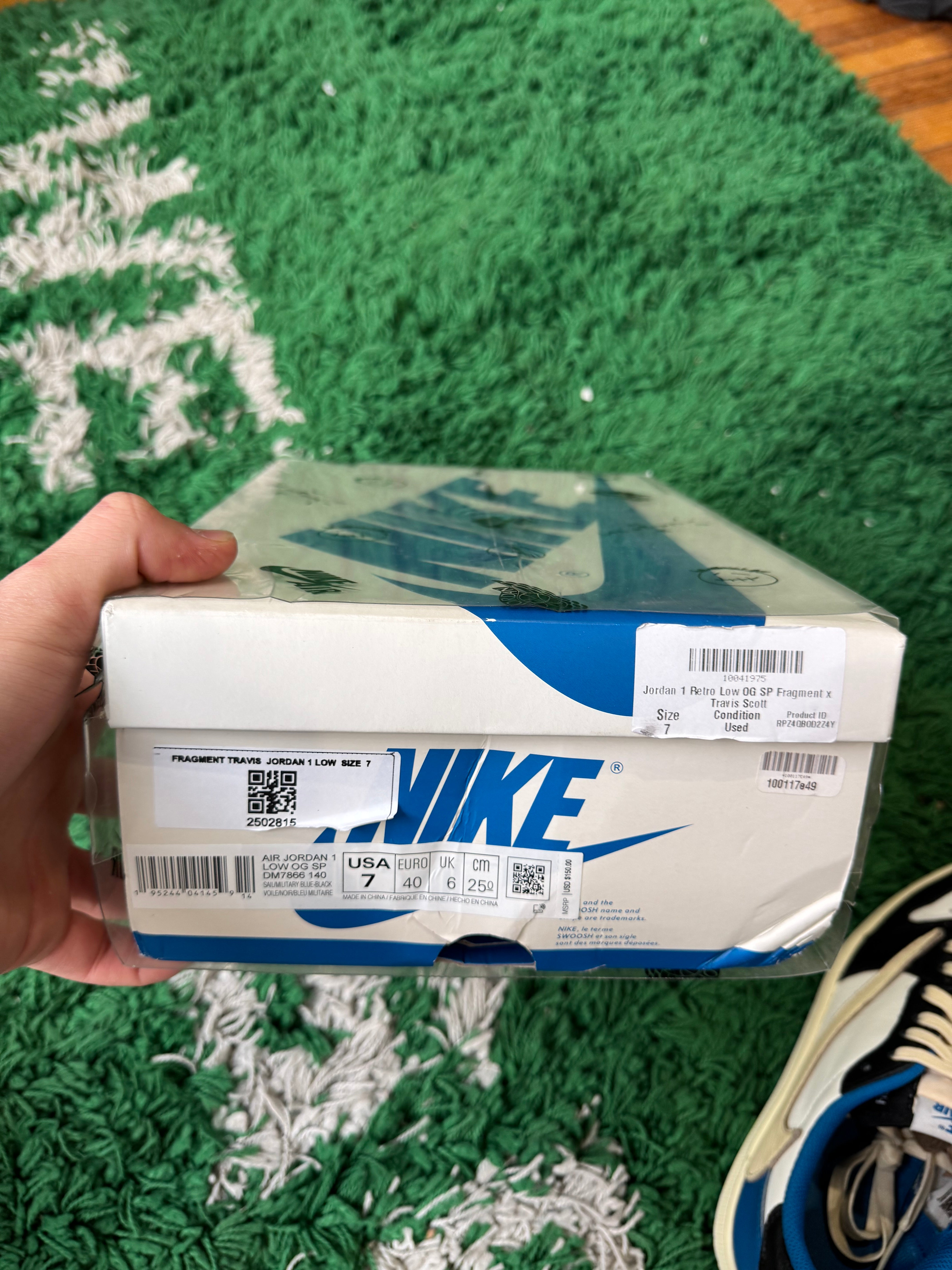 Jordan 1 Low x Travis Scott “Fragment”