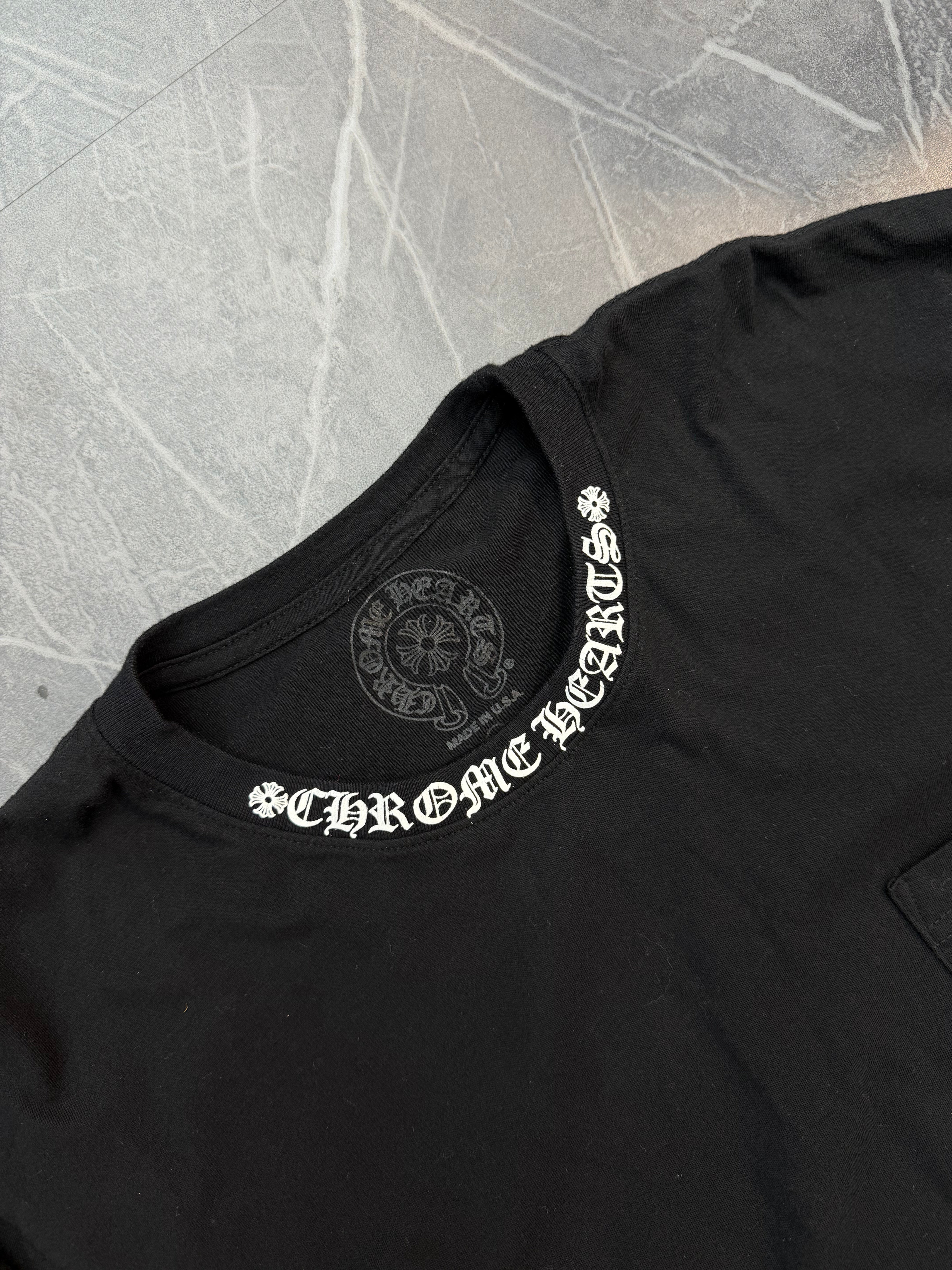 Chrome Hearts Neck Logo Long Sleeve Black