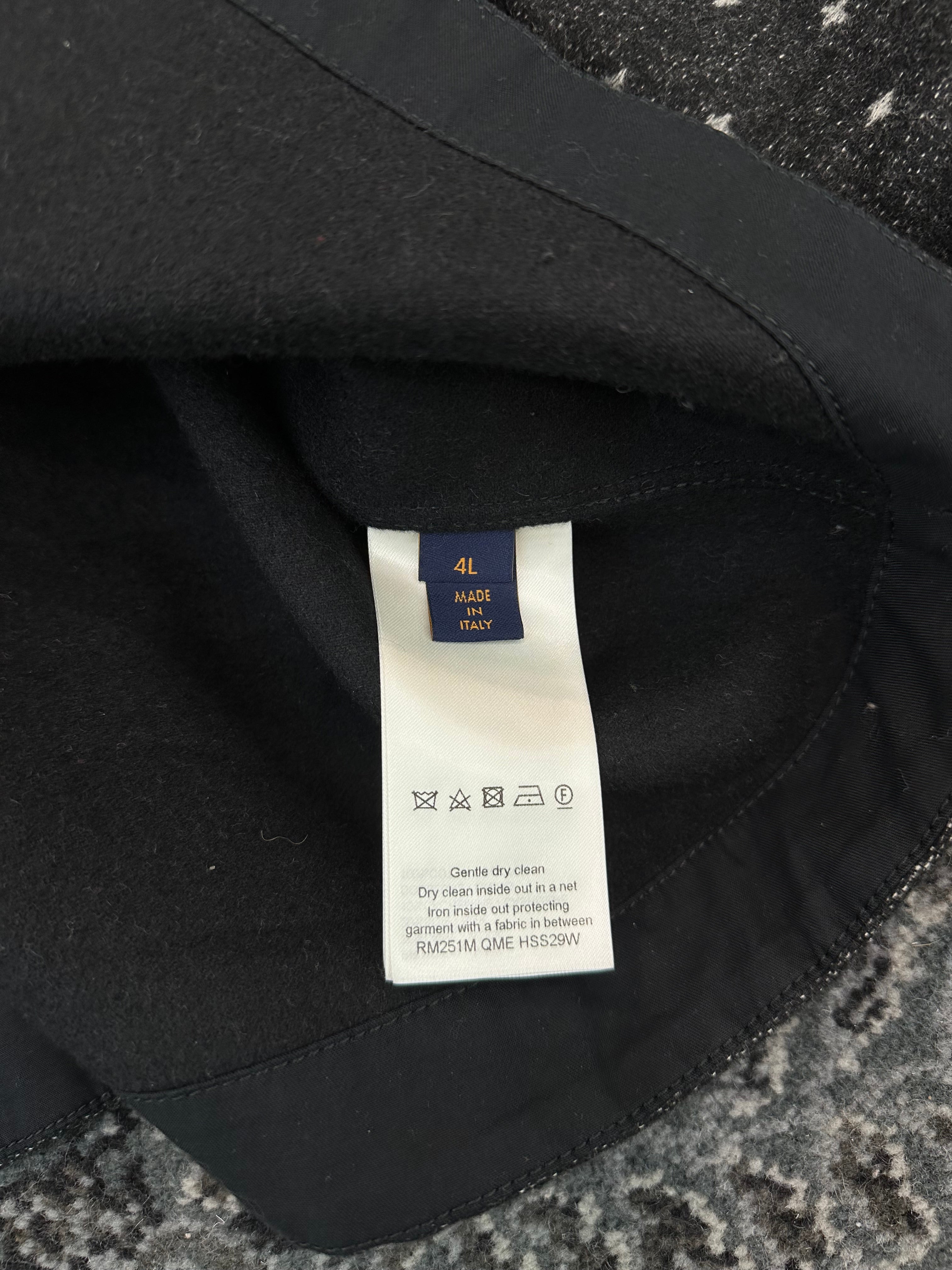 Louis Vuitton Silk Cashmere Wool Double Fade Jacquard Monogram Jacket