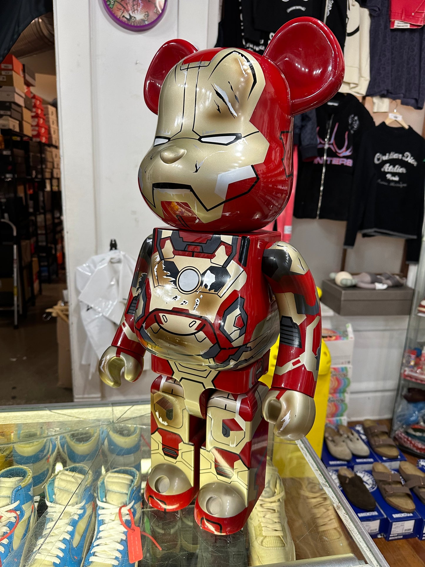Bearbrick 1000% “Iron Man Mark XLII Damaged”