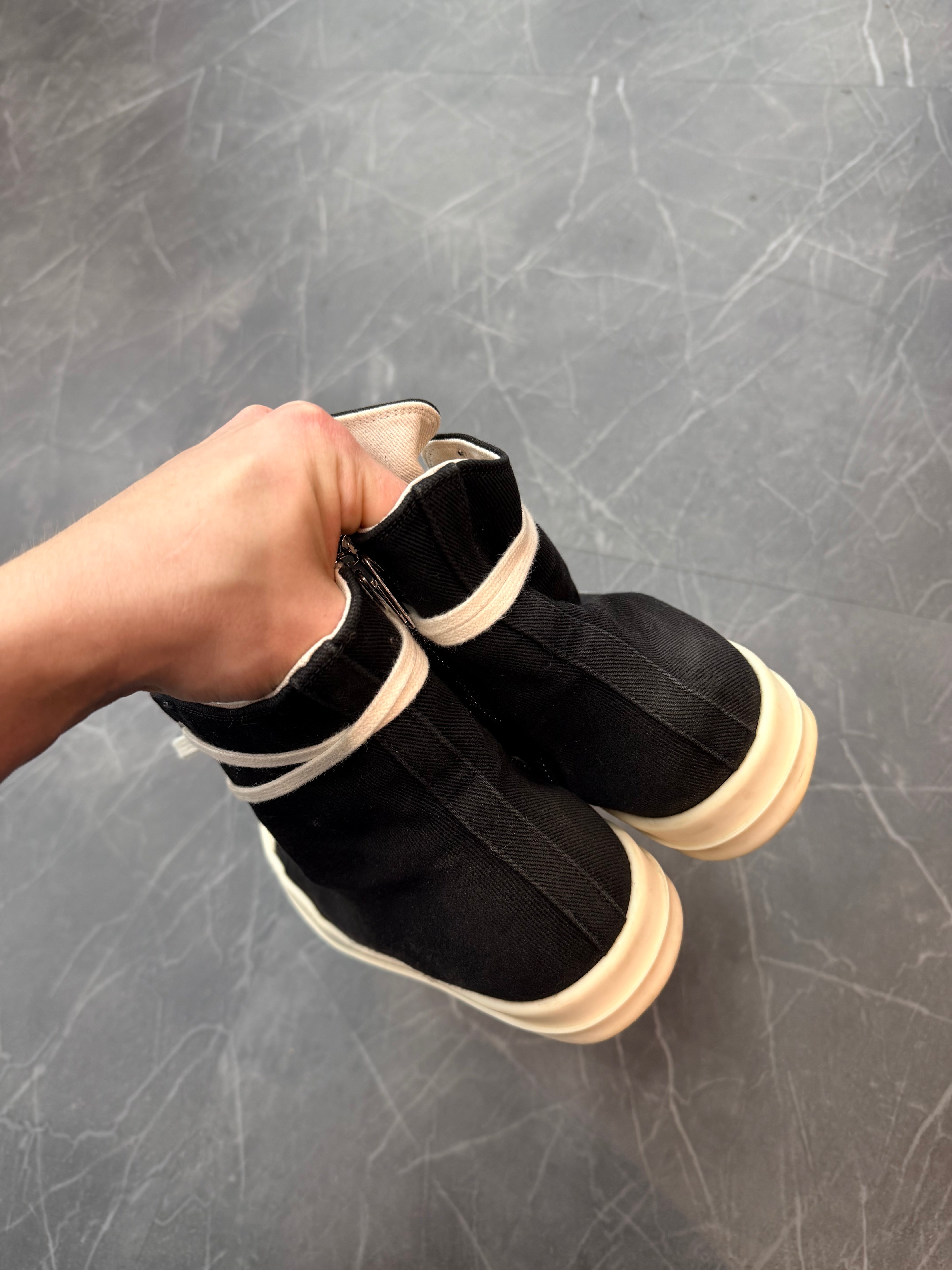 Rick Owens DRKSHDW Black Milk High Top (43)