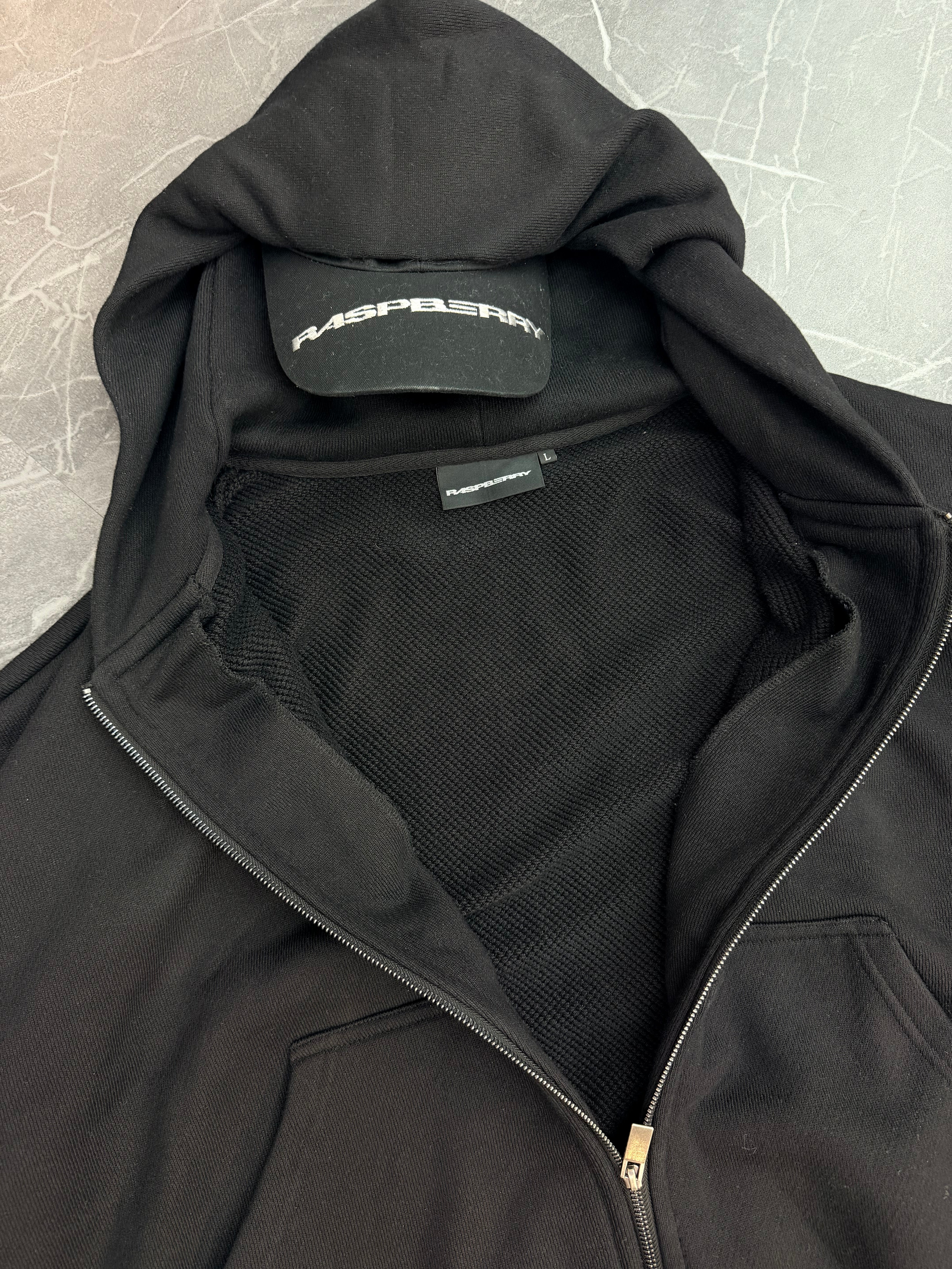 GV Gallery Raspberry Hills Dad Zip Up Hoodie “Black”