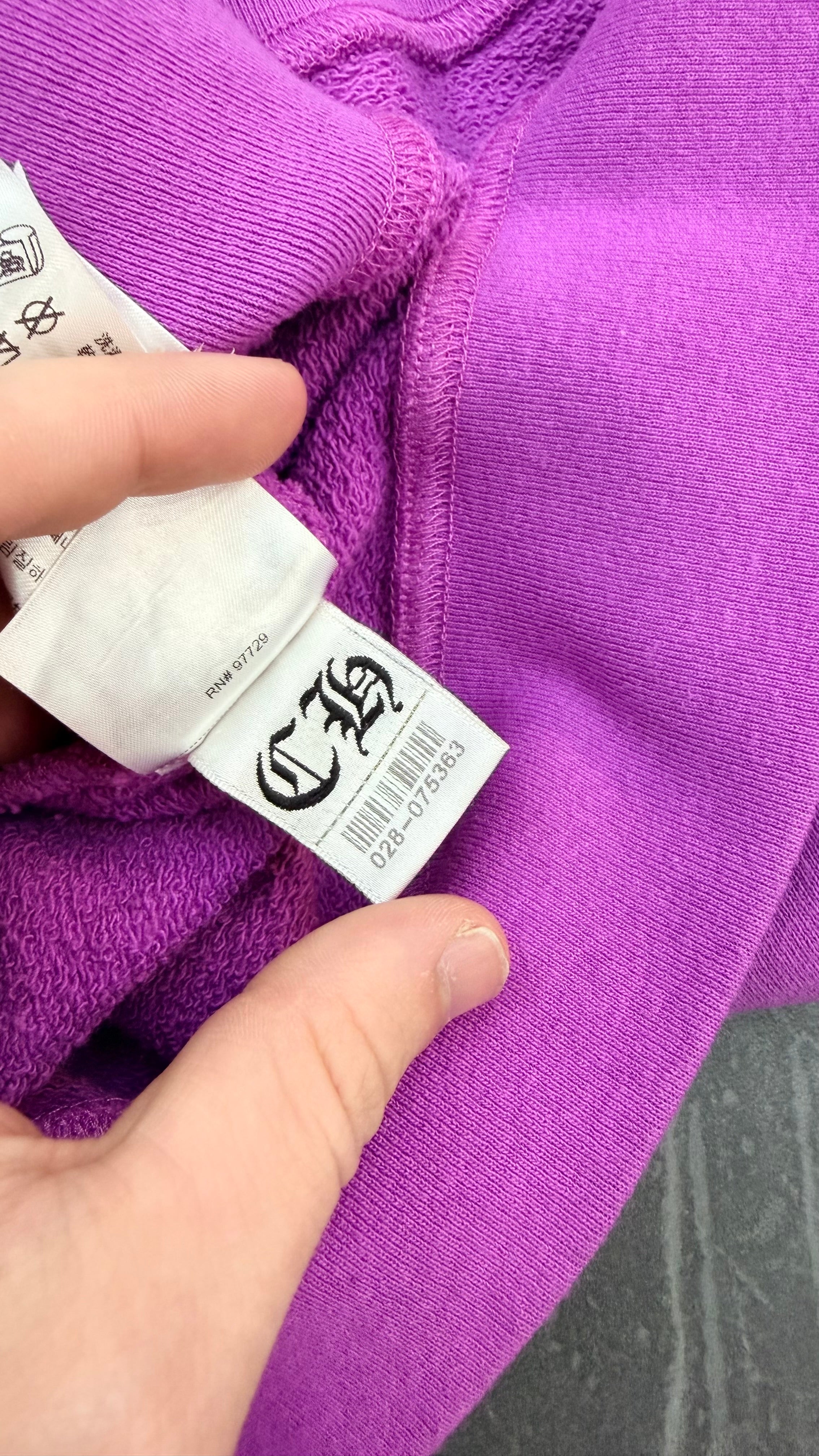 Chrome Hearts Matty Boy Spider Web Crewneck “Purple”