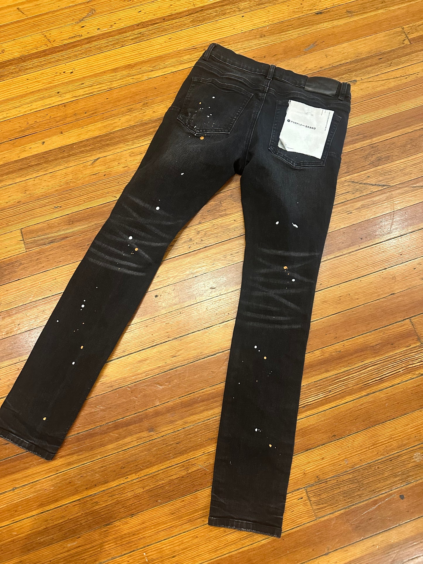 Purple Brand Jeans “Black Splatter” (30)
