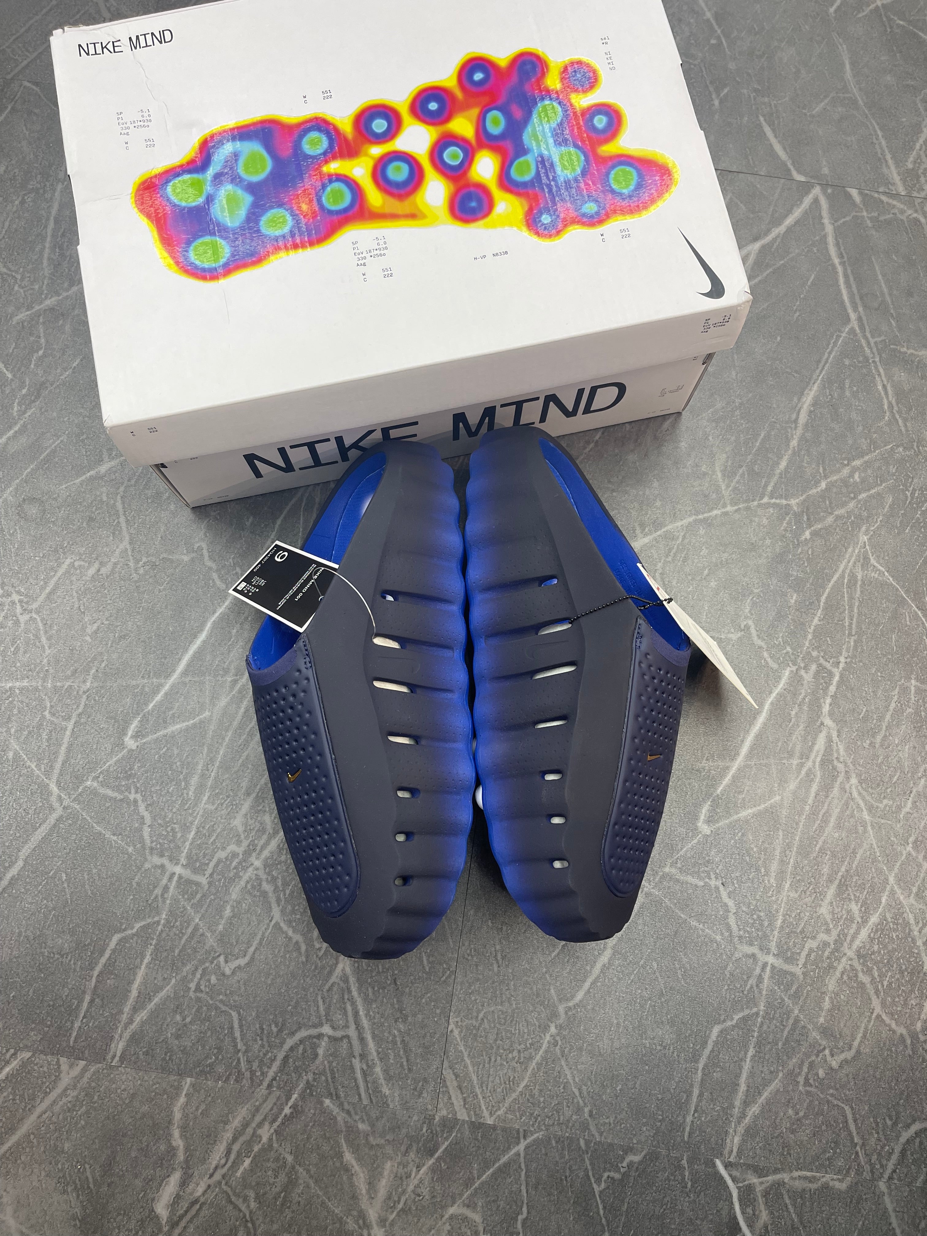 Nike Mind 001 Slide “Blackened Blue Game Royal”