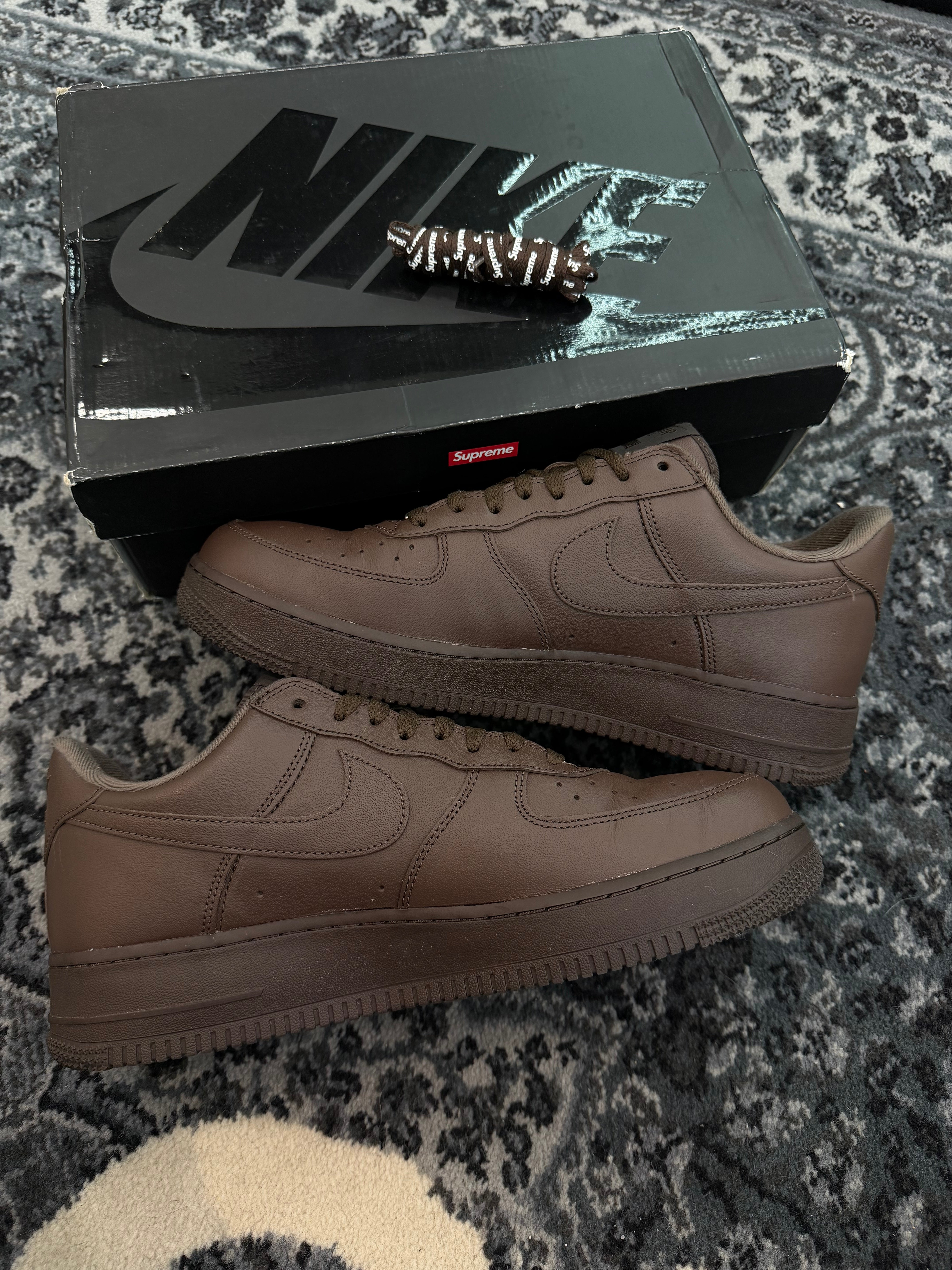 Nike Air Force 1 Low x Supreme “Baroque Brown”