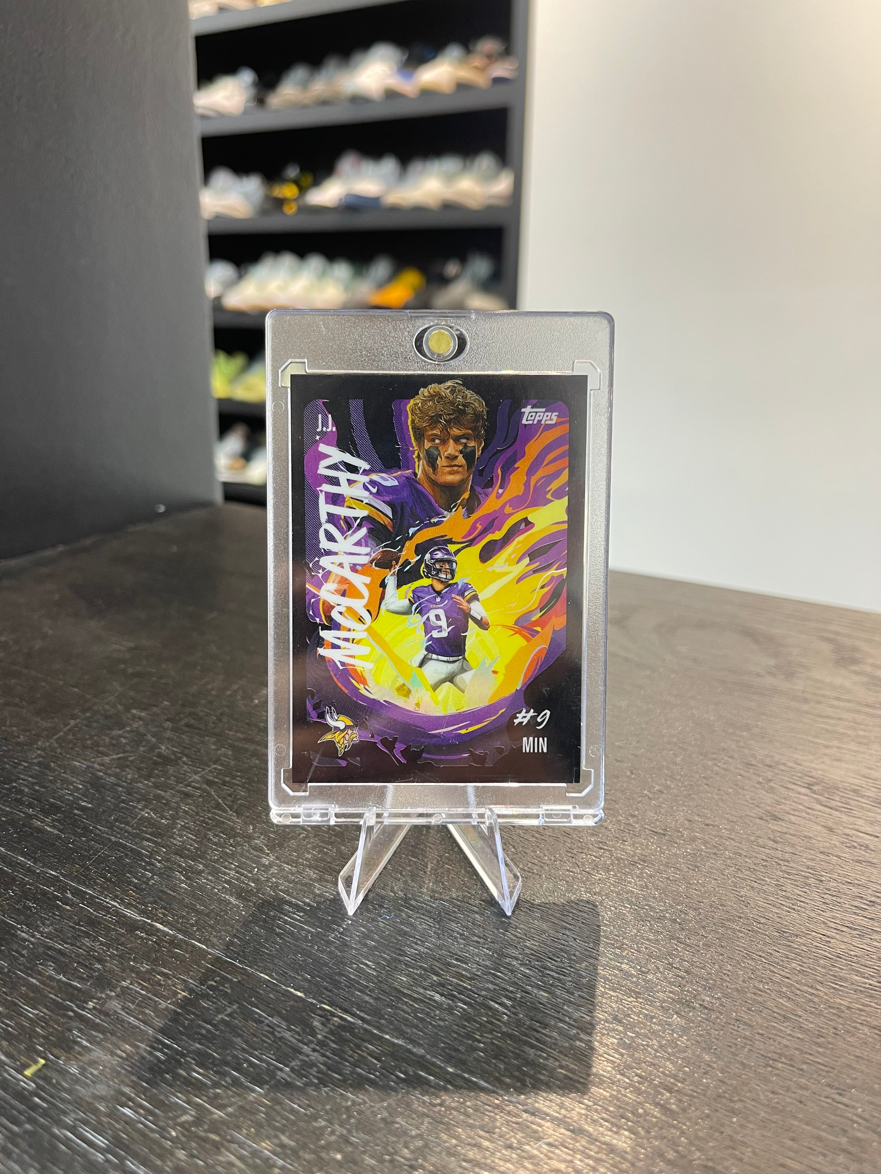 2025 Topps Chrome J.J. McCarthy #UV-14 Ultra Violet SP
