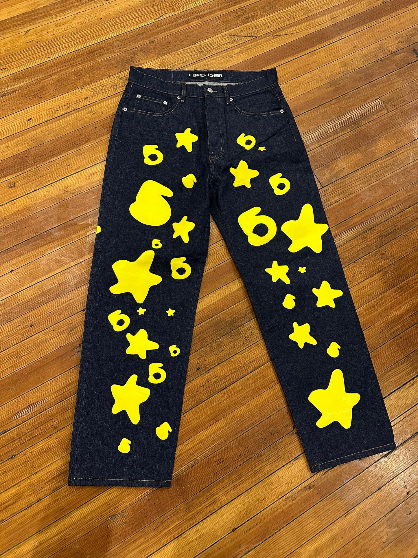 Sp5der Denim Jeans “Yellow” (32)