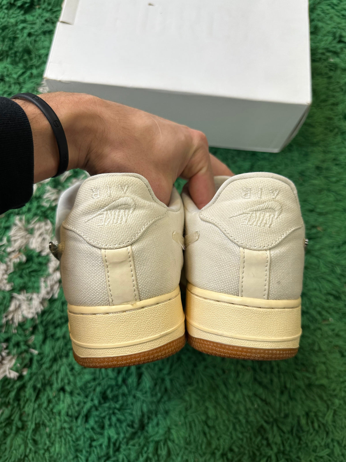 Nike Air Force 1 Low Travis Scott “Sail” (Size 11) (Lightly Worn) - Image 4