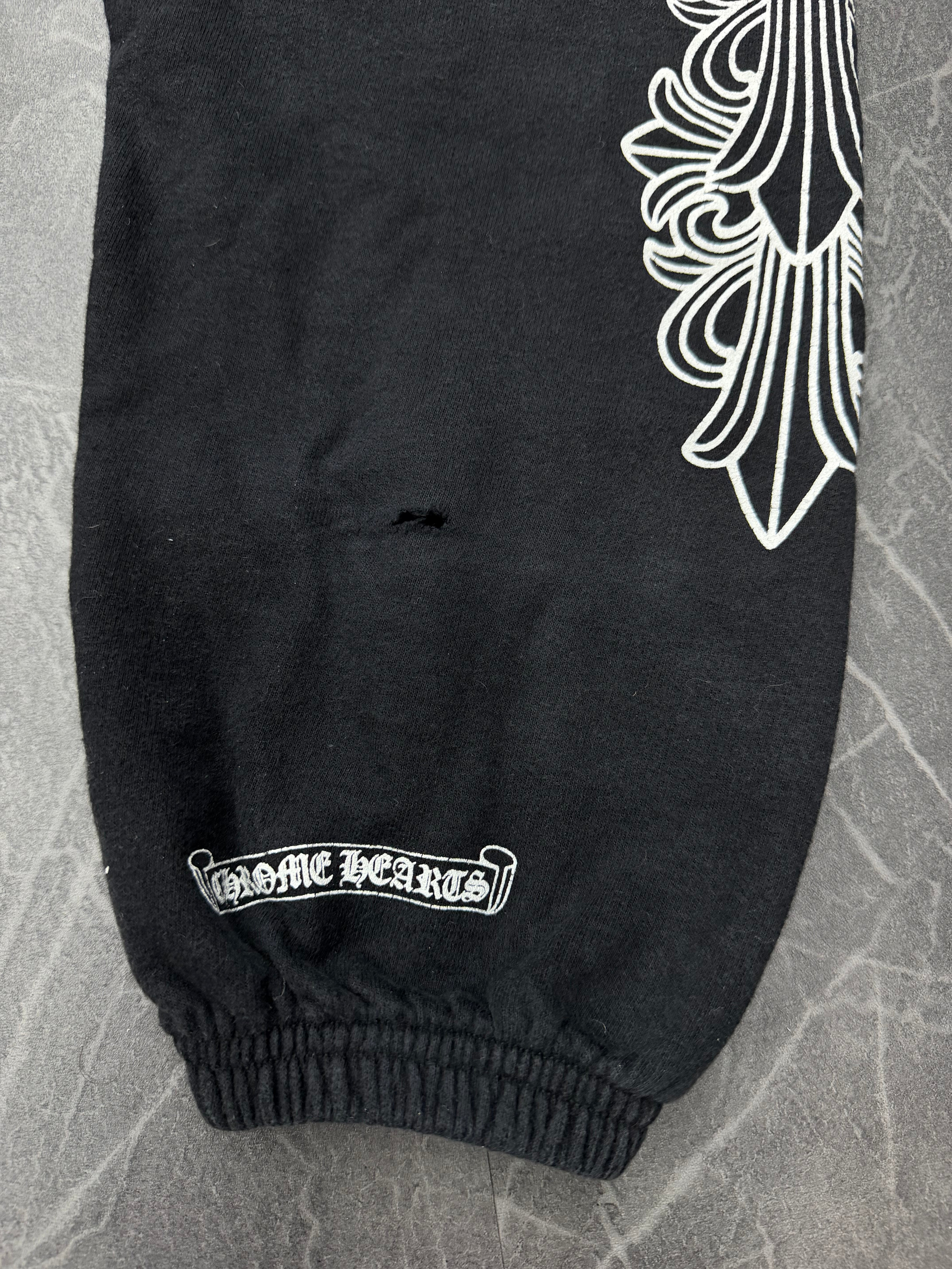 Chrome Hearts Floral Horseshoe Sweatpants “Black”