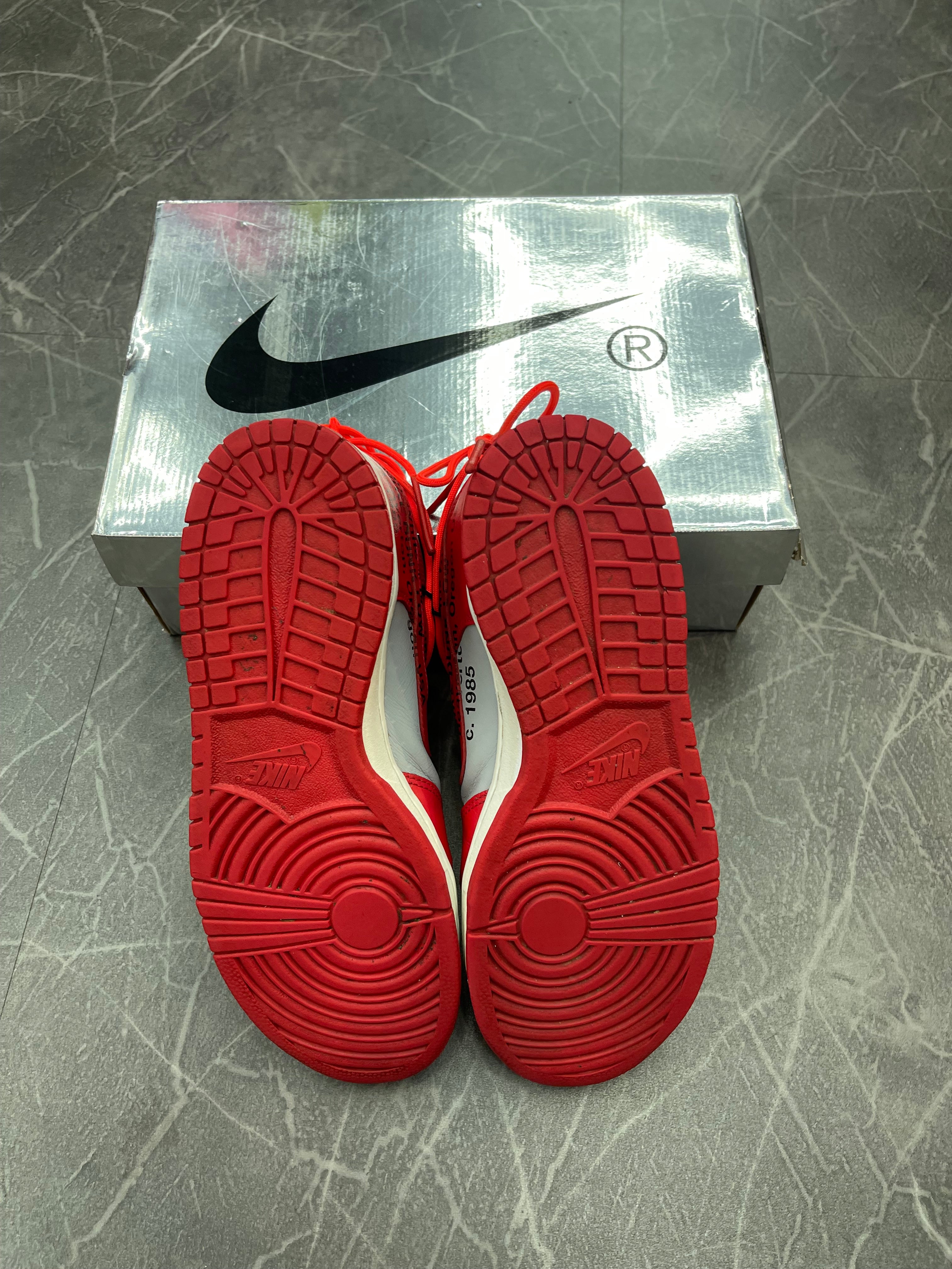 Nike Dunk Low x Off-White “University Red”