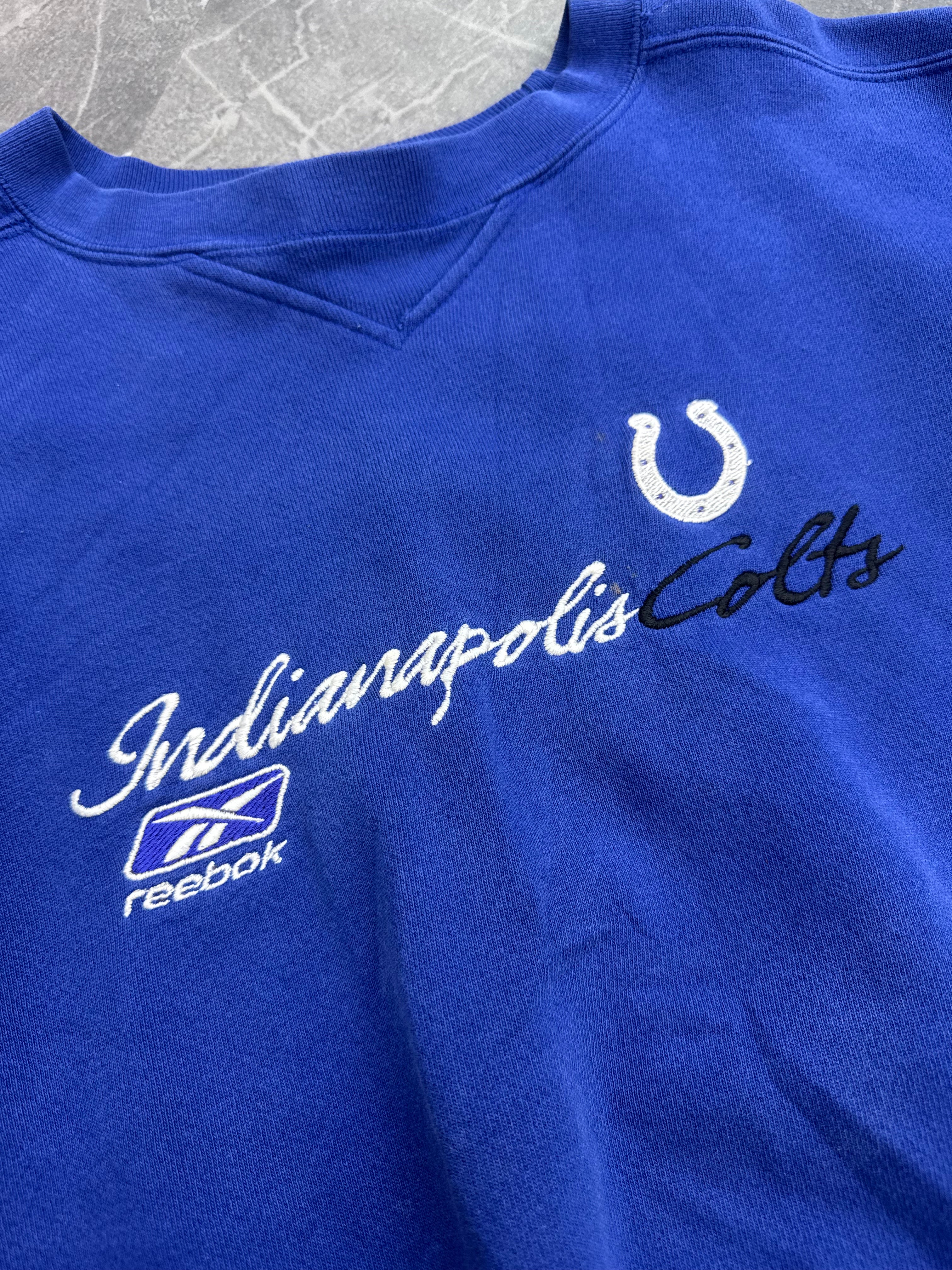 Vintage Reebok Indianapolis Colts Crew Neck (XXL)